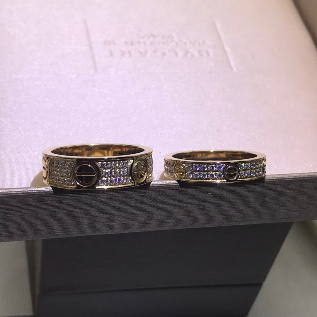 Cartier Starry Couple Ring Narrow Wide Version