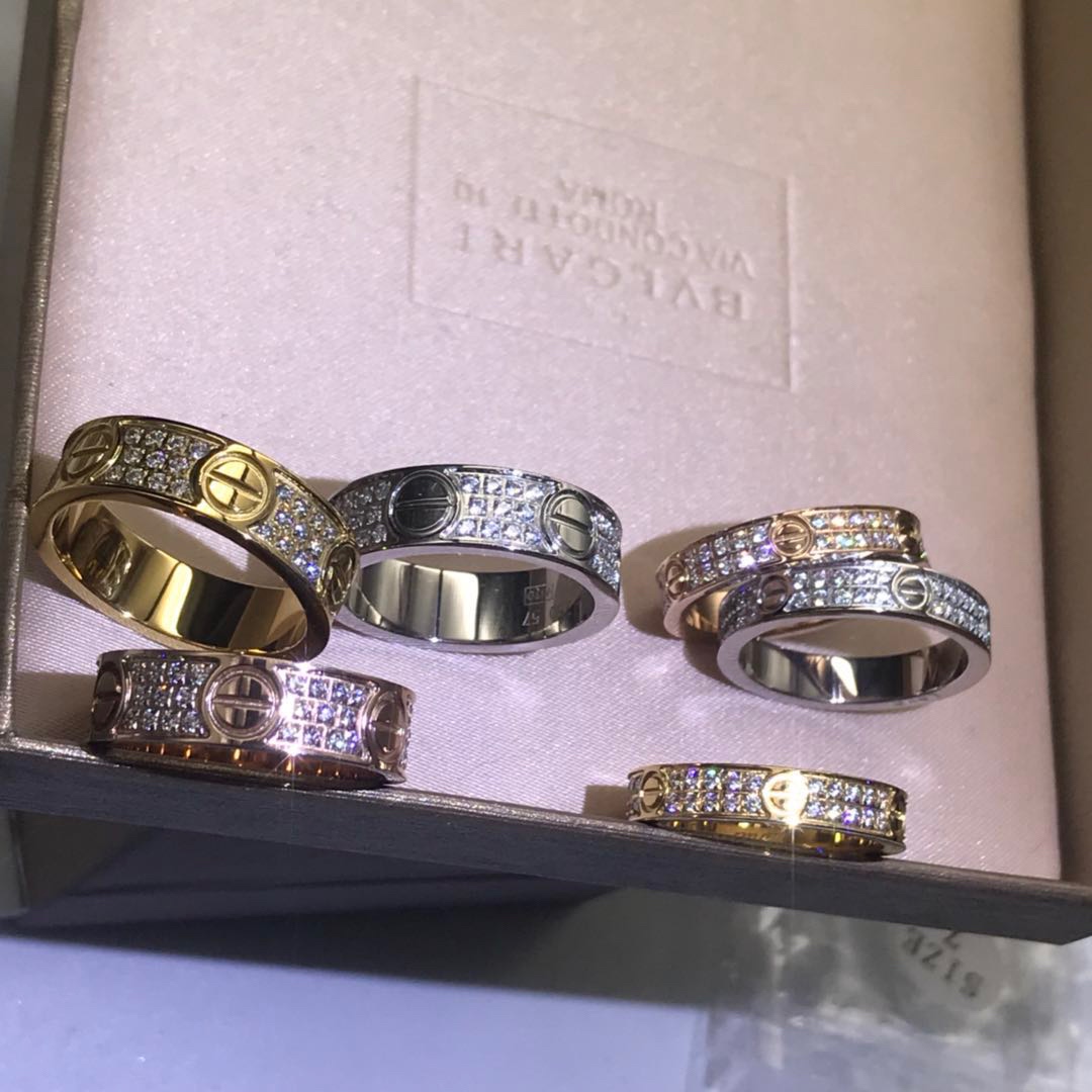 Cartier Starry Couple Ring Narrow Wide Version