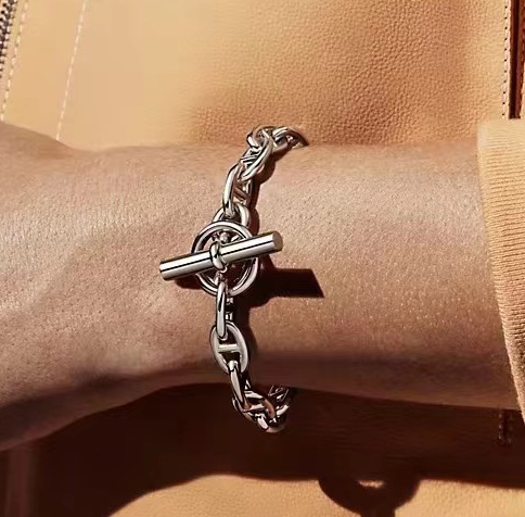 Hermès chunky pig's nose bracelet