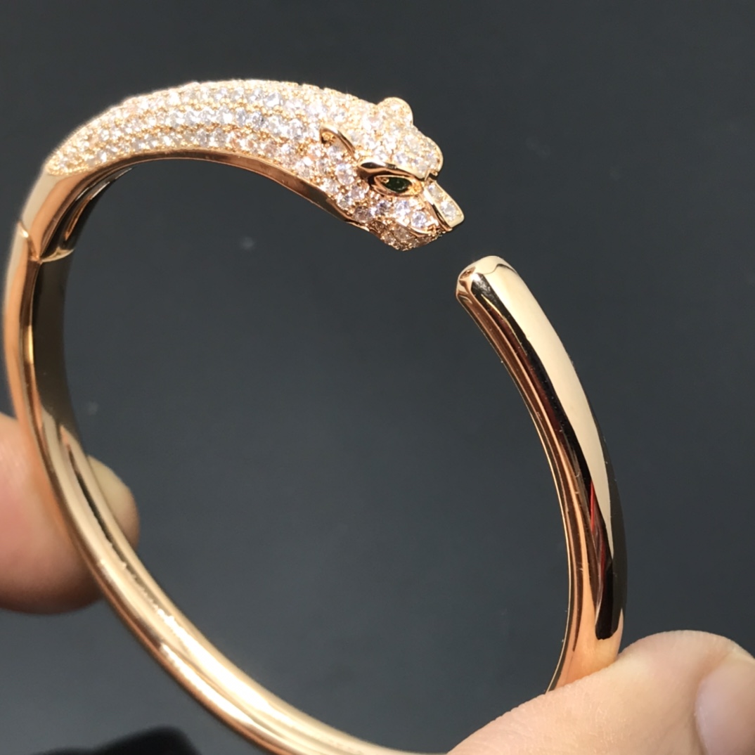 Cartier bracelet Half full diamond leopard bracelet