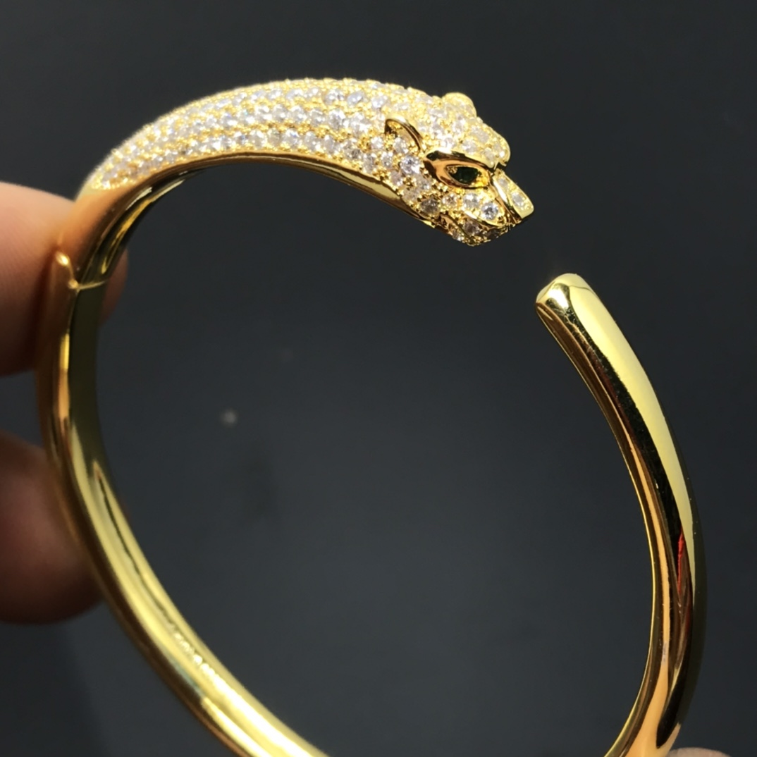 Cartier bracelet Half full diamond leopard bracelet