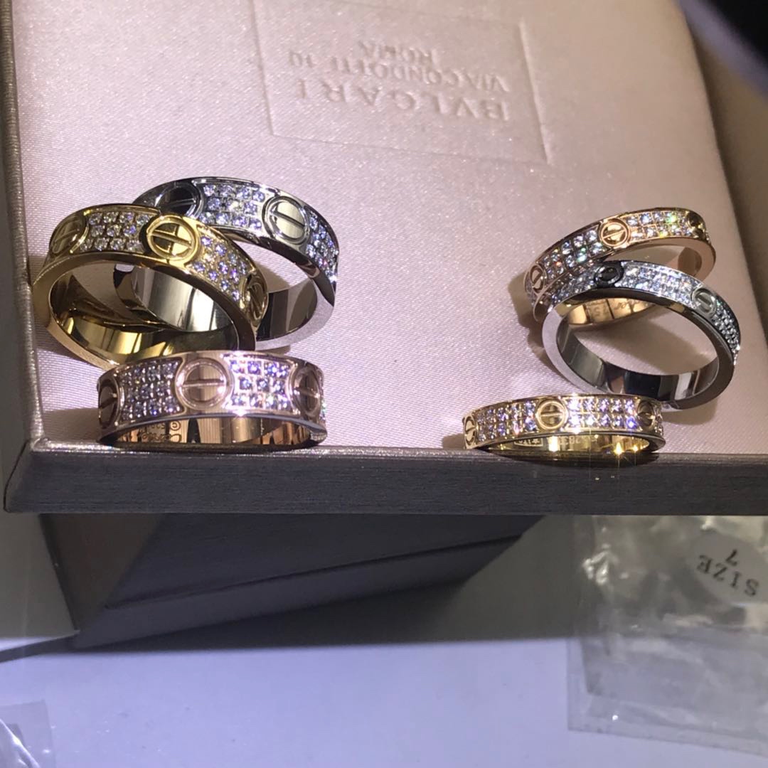 Cartier Starry Couple Ring Narrow Wide Version