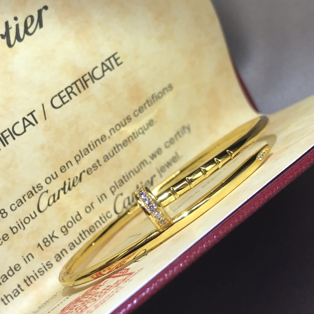 Cartier bracelet New slim bracelet with diamond nails