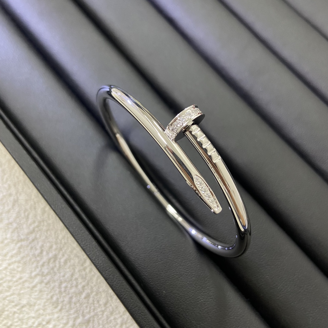 Cartier diamond-set nail bracelet