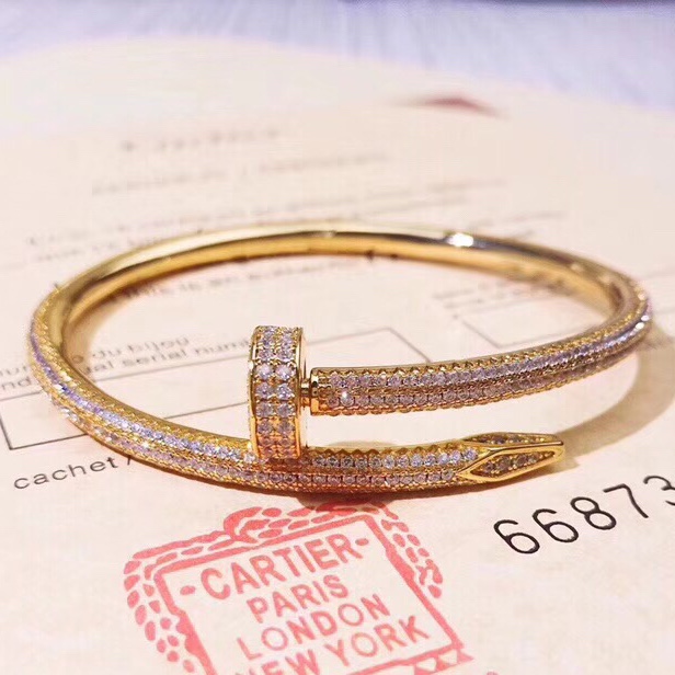 Cartier bracelet Full diamond nail bracelet