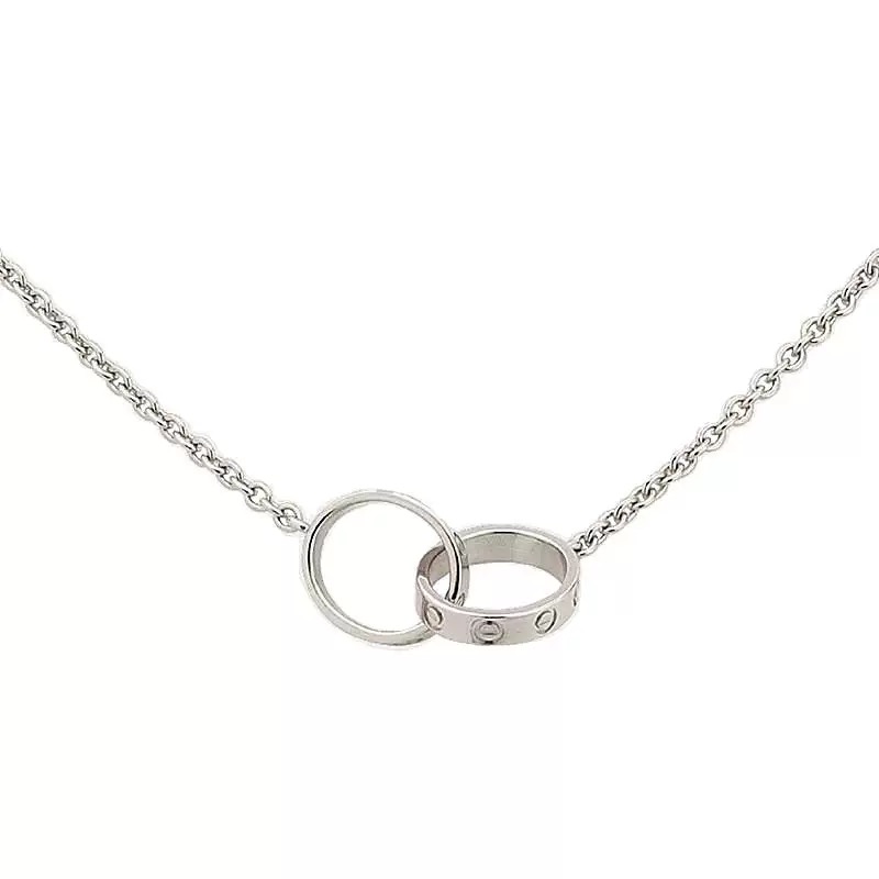 Cartier double-ring necklace