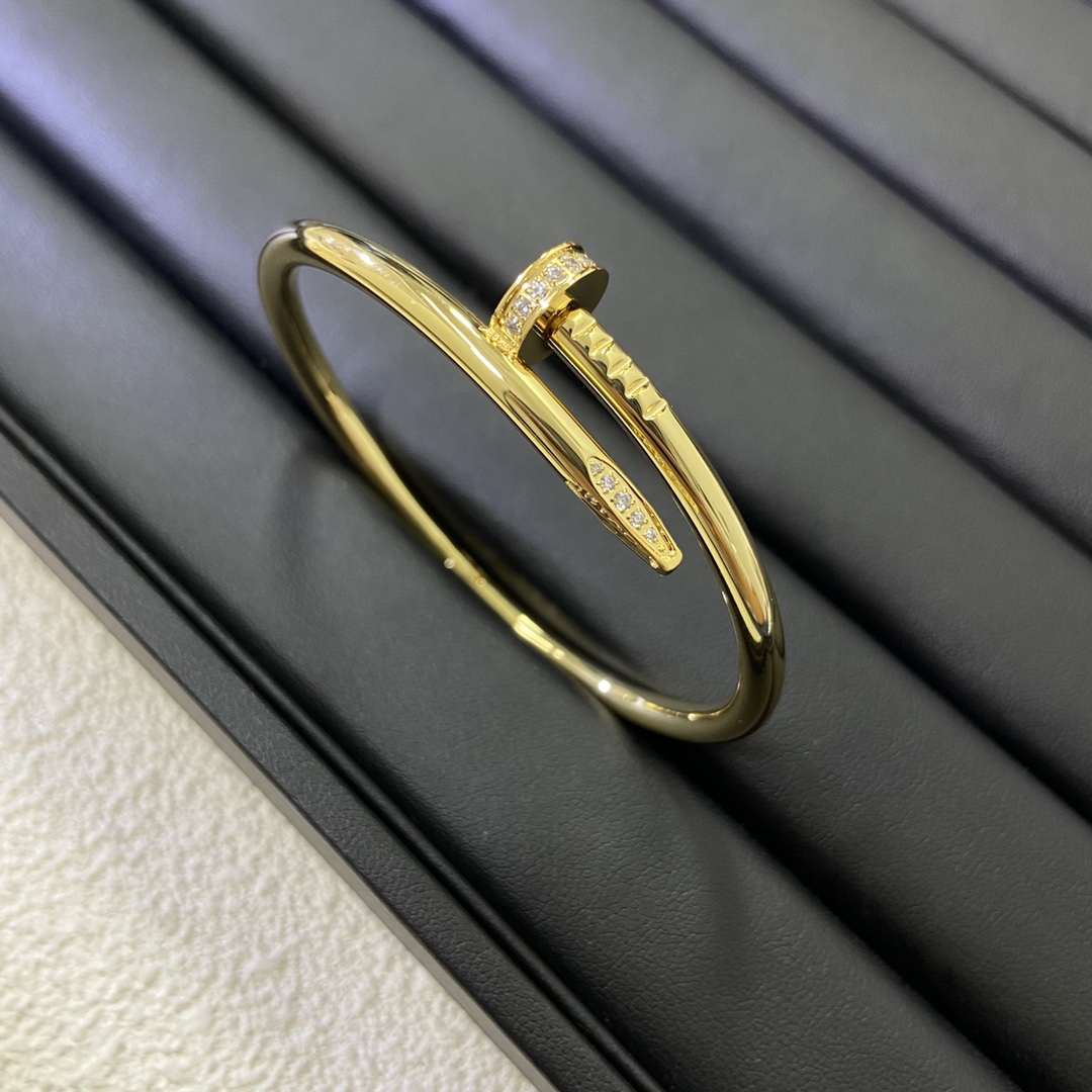 Cartier diamond-set nail bracelet