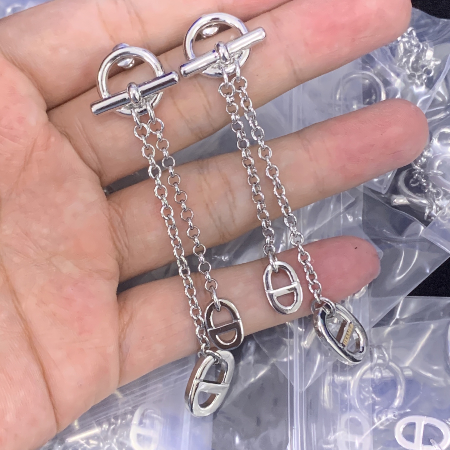 Hermès stud earrings