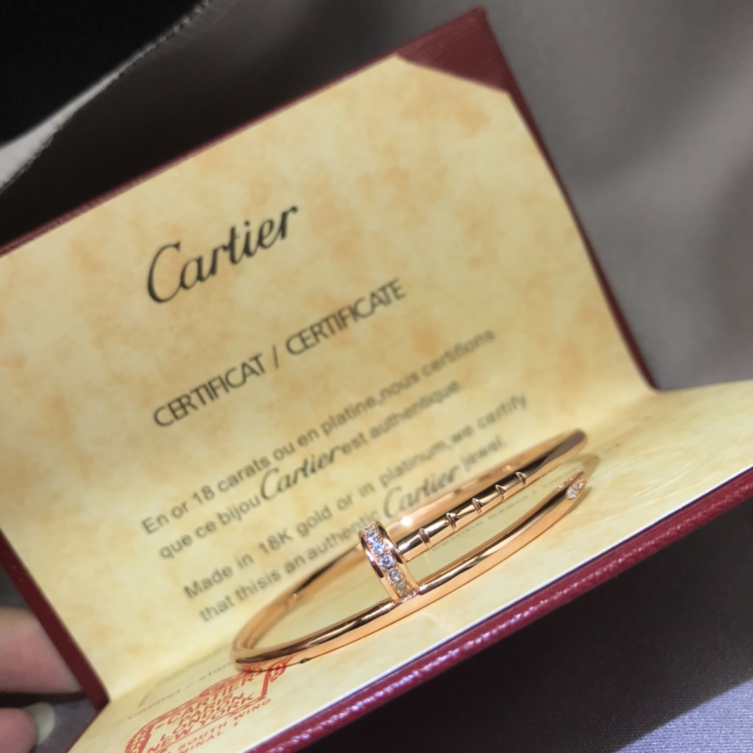 Cartier bracelet New slim bracelet with diamond nails