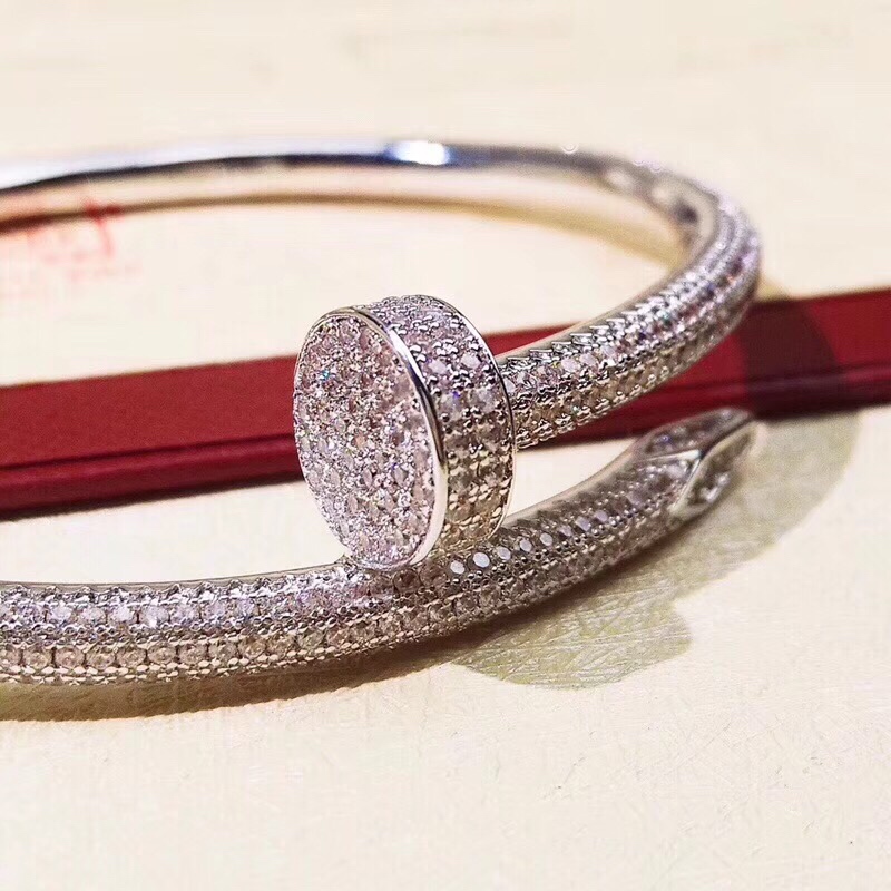 Cartier bracelet Full diamond nail bracelet