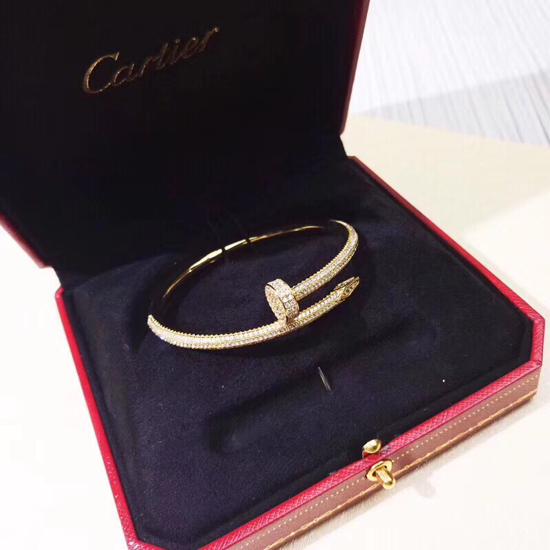 Cartier bracelet Full diamond nail bracelet