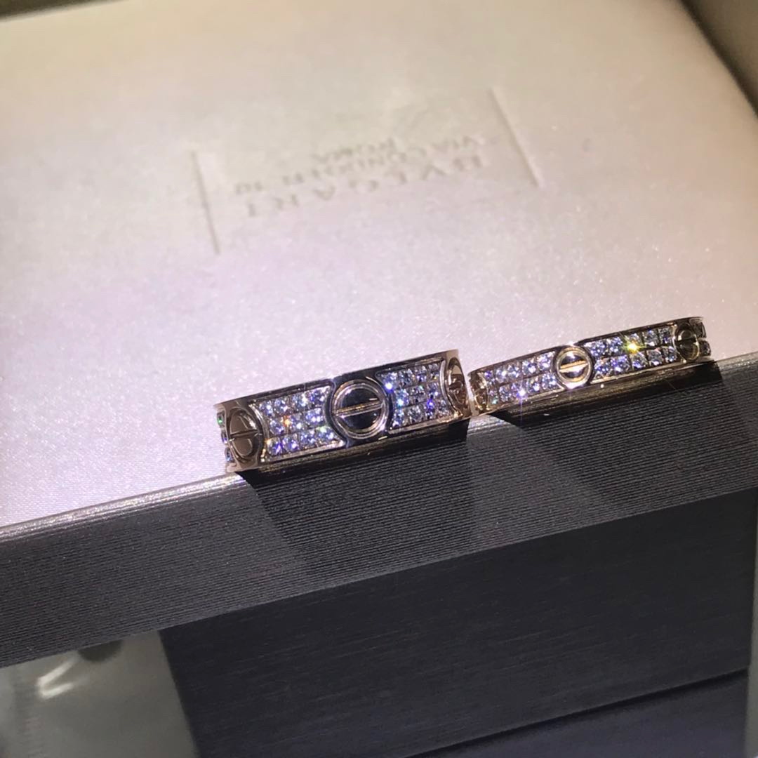 Cartier Starry Couple Ring Narrow Wide Version