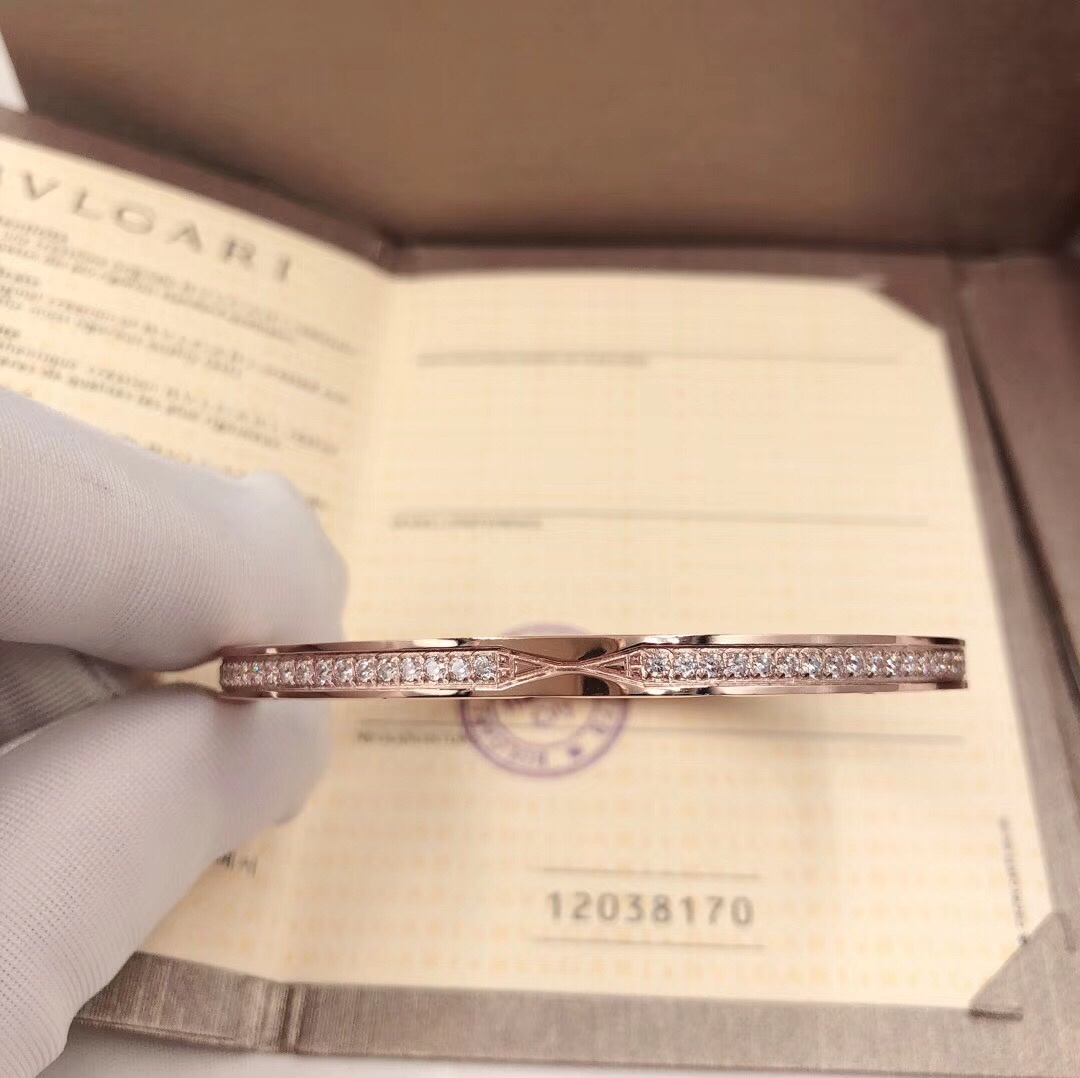 Bulgari bracelet New Row of Diamond Couple Bracelets