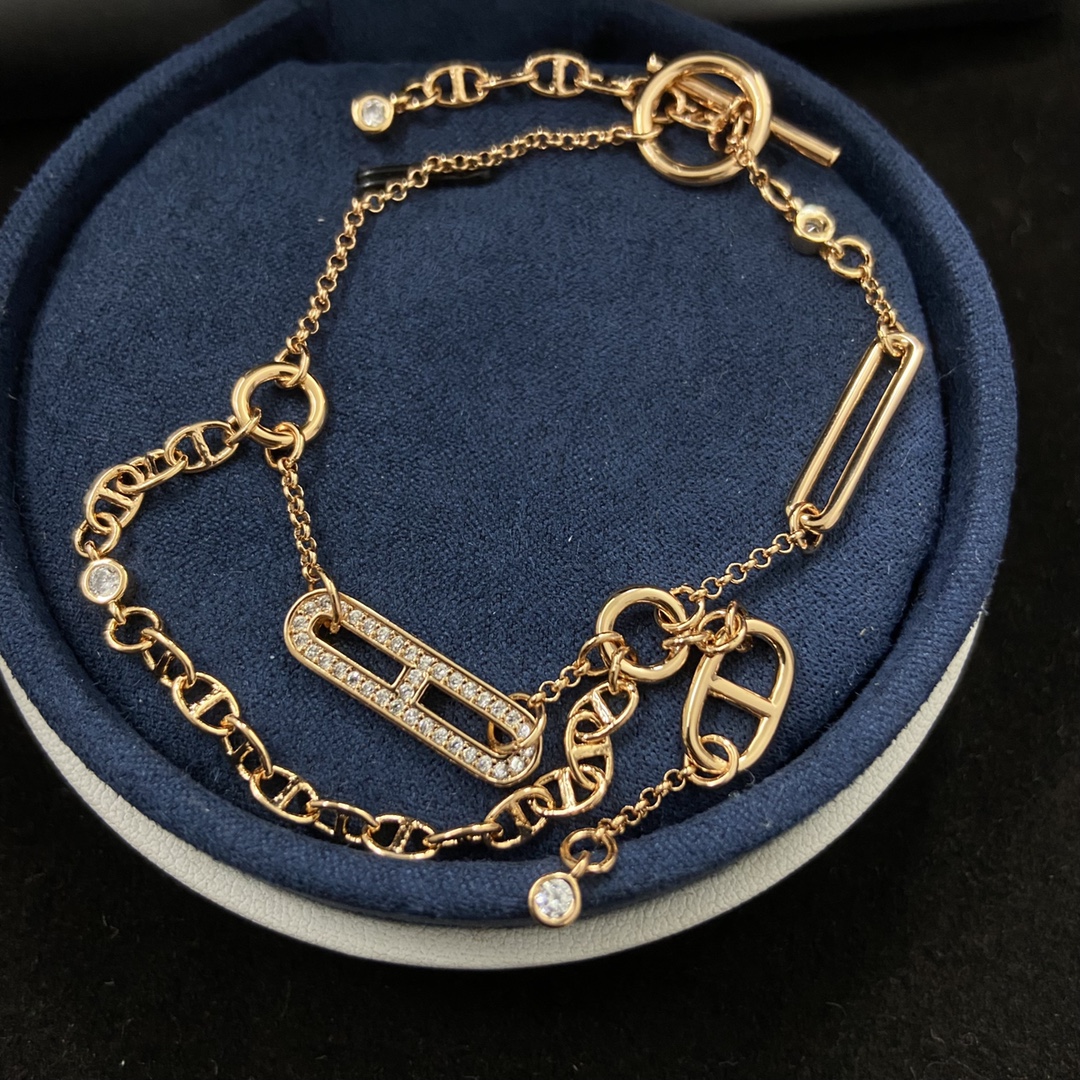 Hermes Bracelet New tassel pig nose bracelet