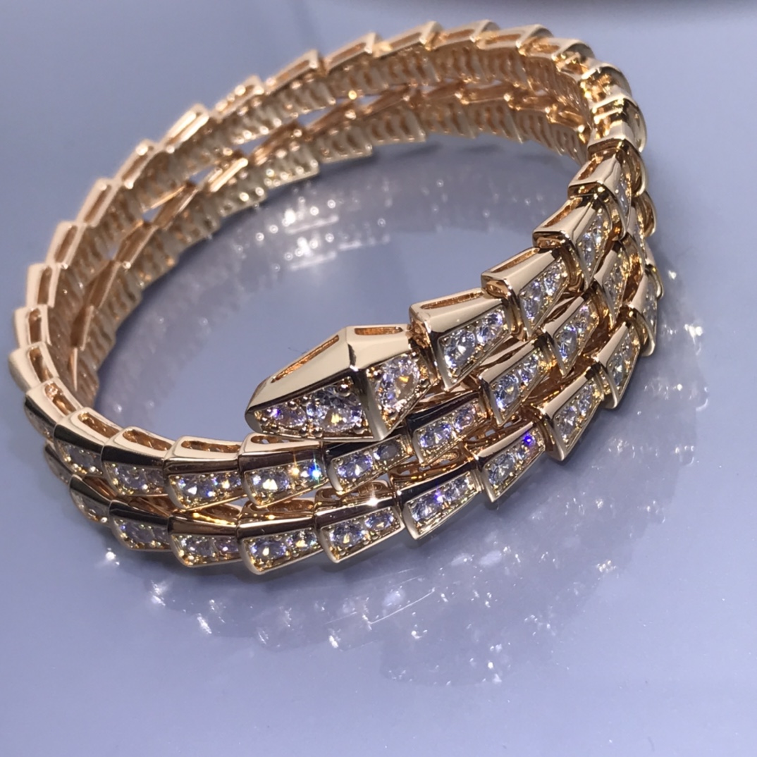 Bulgari bracelet New three-circle starry snake bracelet