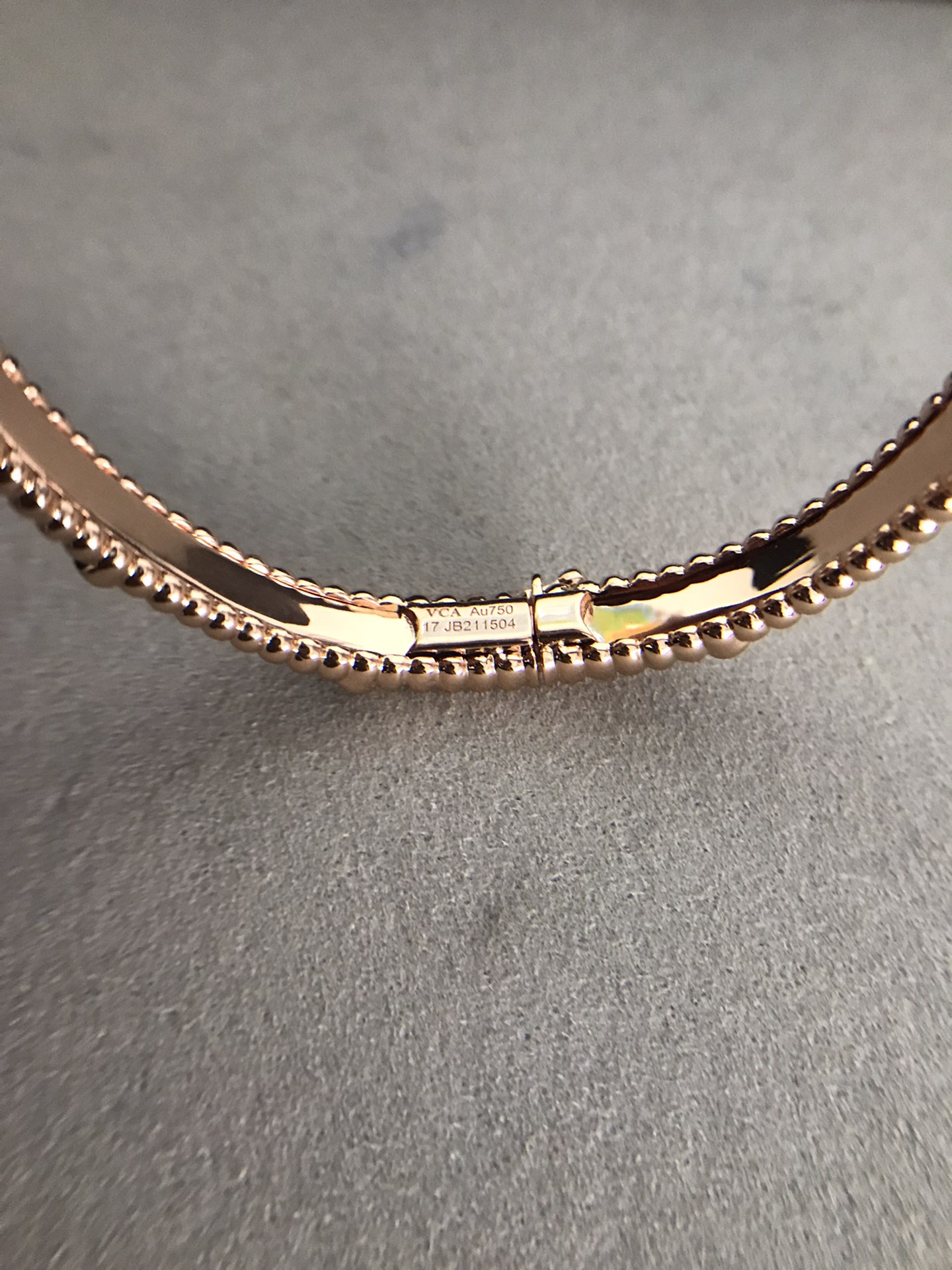 Van Cleef & Arpels Narrow Kaleidoscope Bangle