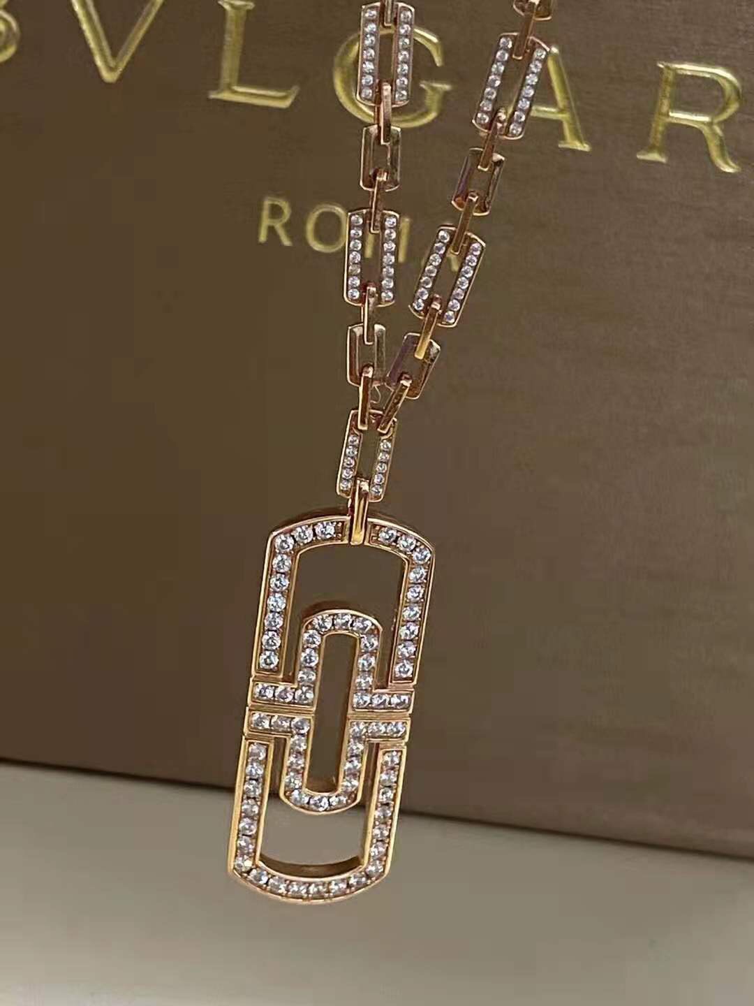 Bulgari necklace New back shape starry necklace