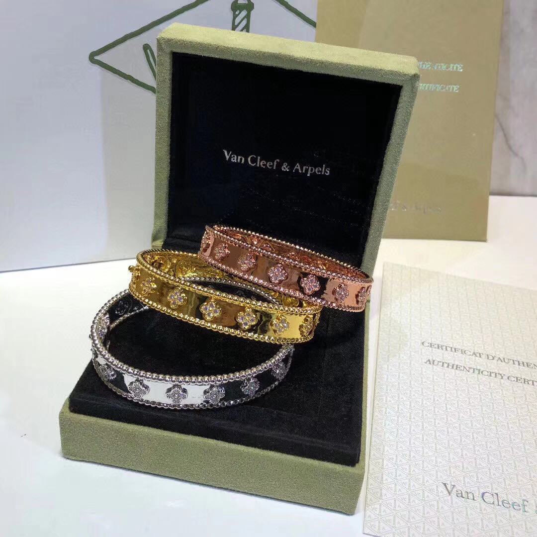 Van Cleef & Arpels Wide Kaleidoscope Bangle