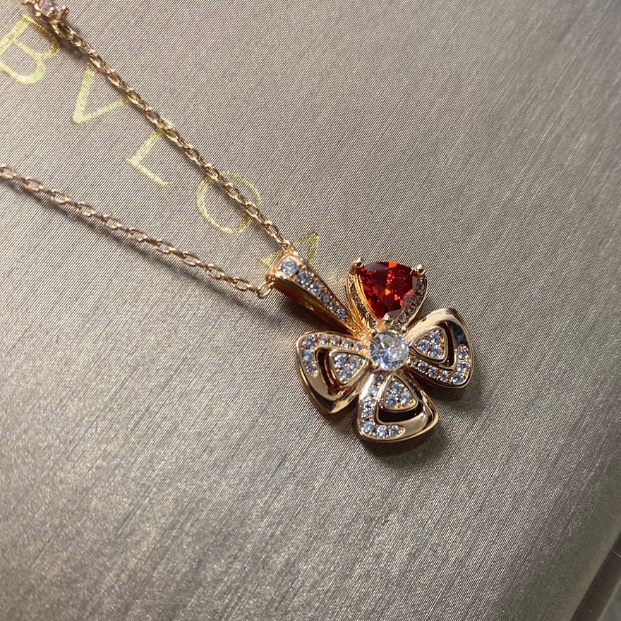 Bulgari necklace New permanent spindle windmill necklace