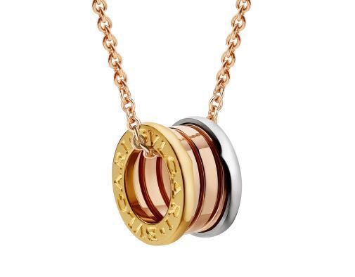 Bulgari necklace New tricolor spring necklace