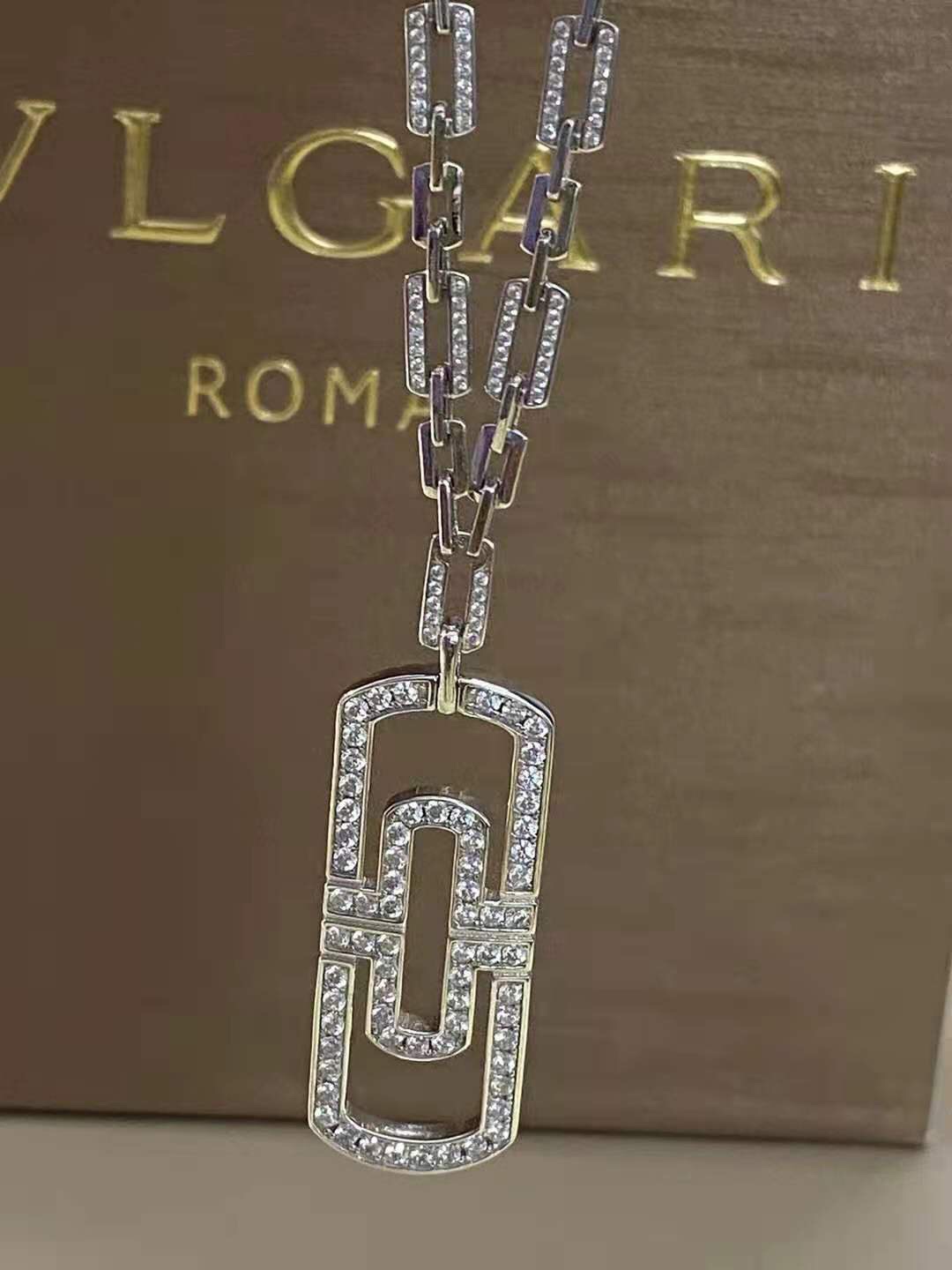 Bulgari necklace New back shape starry necklace