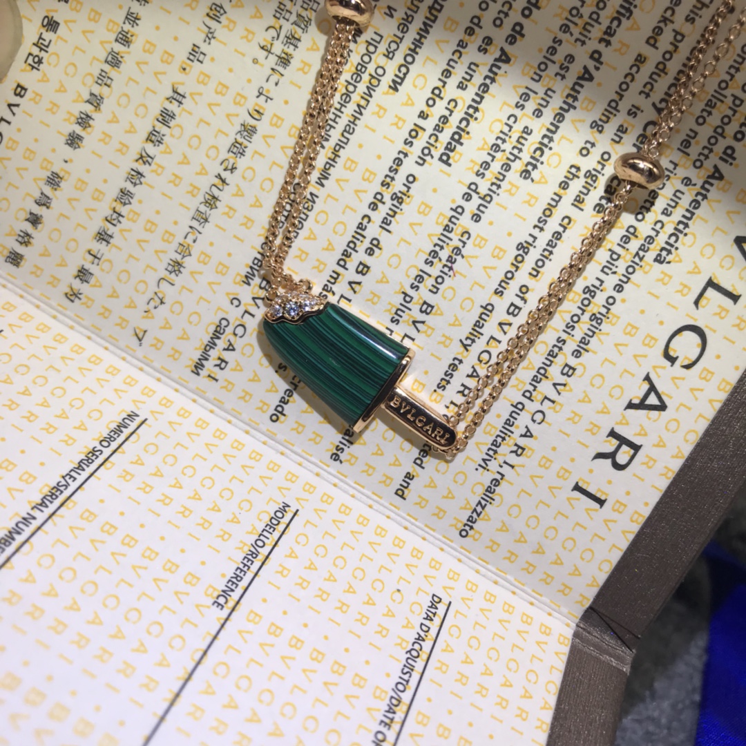 Bulgari necklace New double ice cream necklace