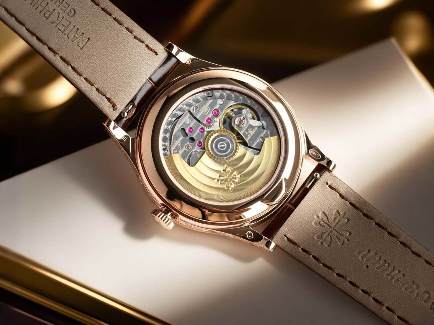 Engraved case Patek Philippe Complication Chronograph 5205G watch