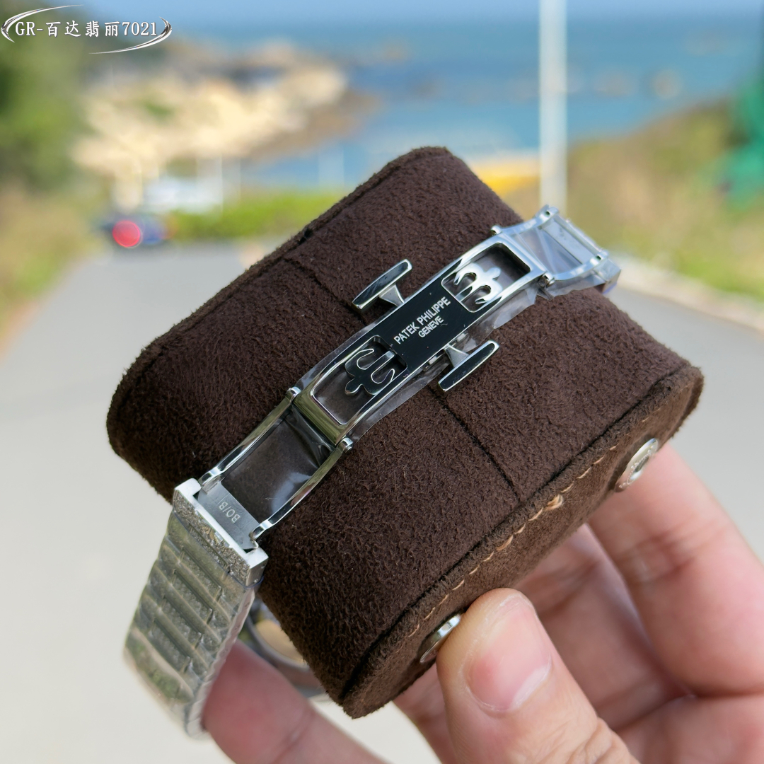 A classic timepiece, the Patek Philippe Women's Nautilus 7021 Full Diamond Limited Edition