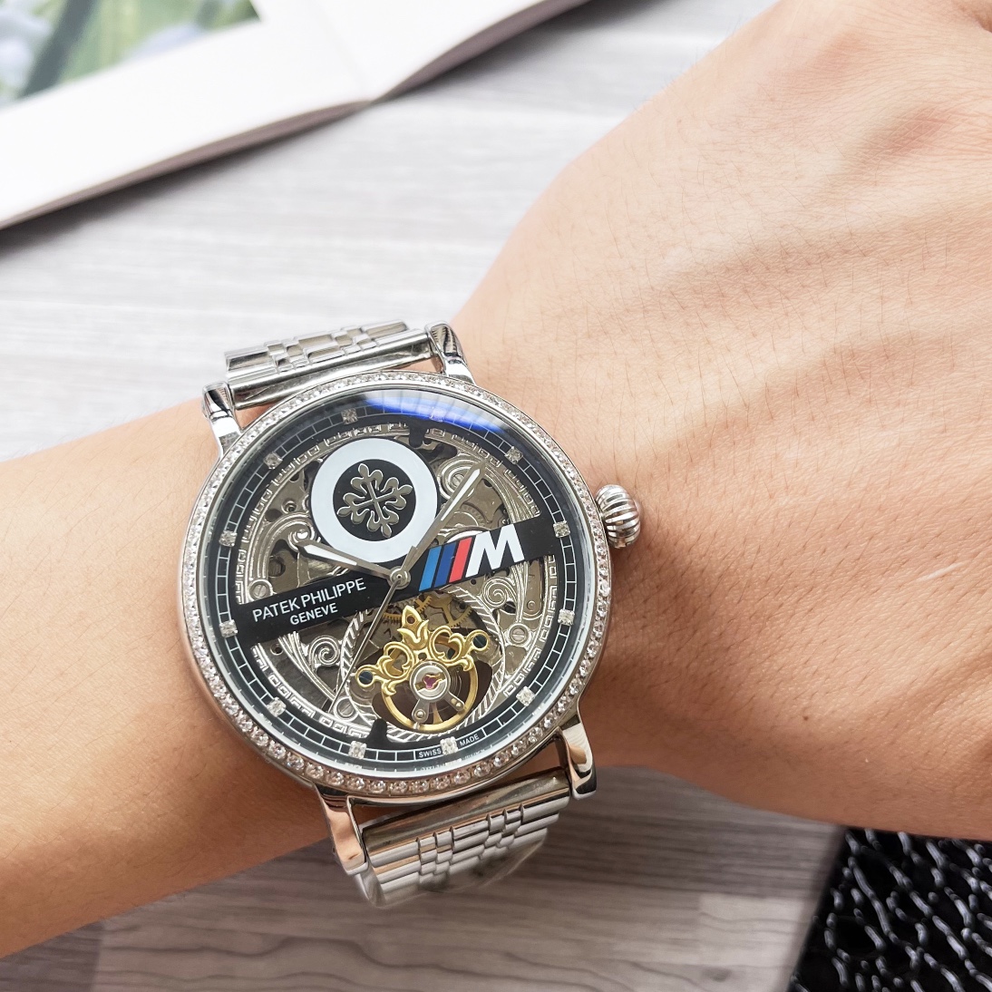 Patek Philippe Big Flywheel design boutique men's watch