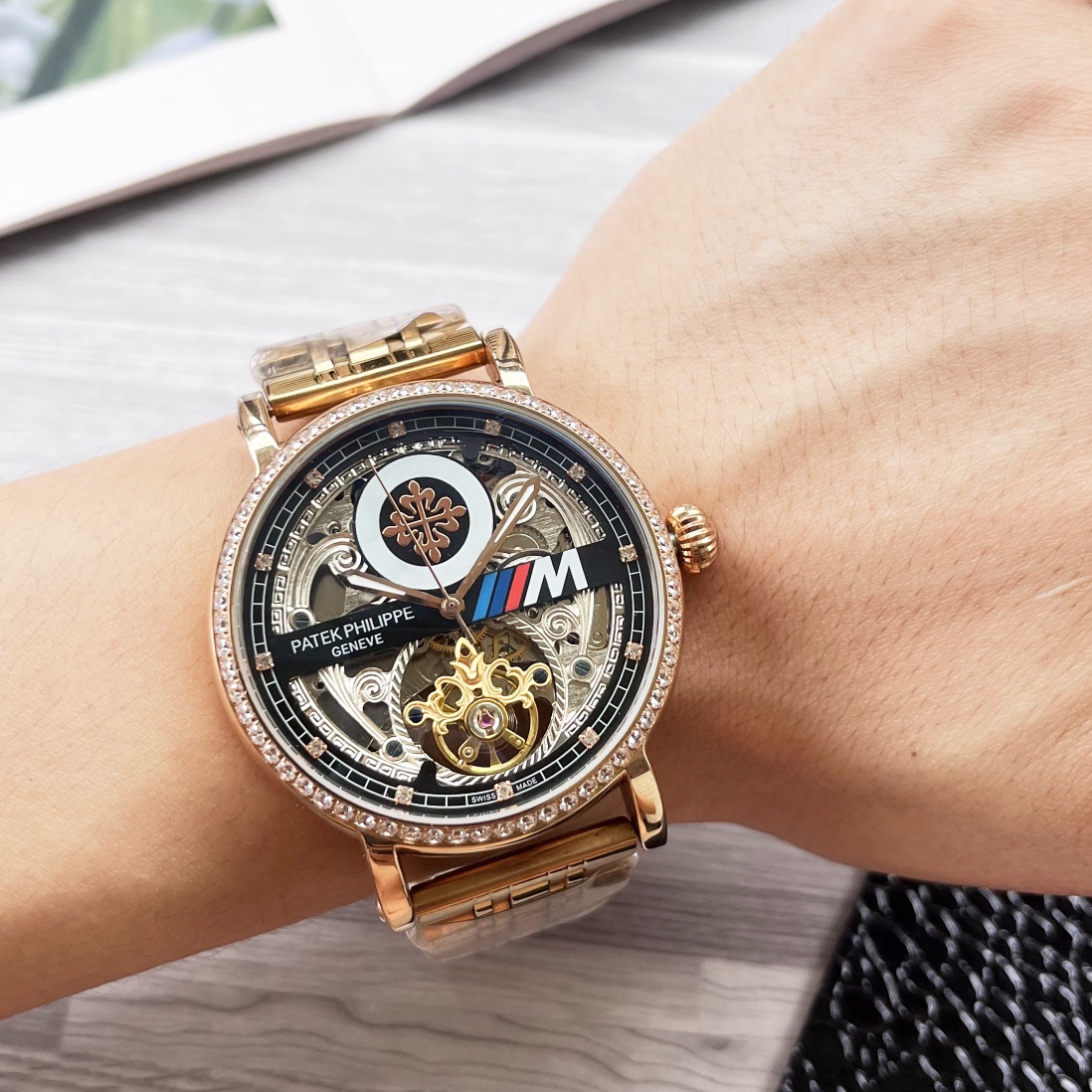 Patek Philippe Big Flywheel design boutique men's watch