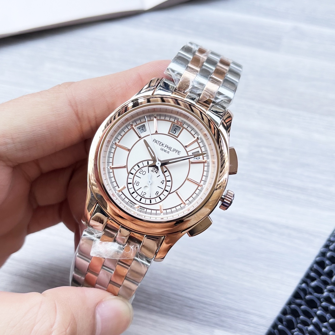 Patek Philippe boutique men's watch, finely crafted, tourbillon