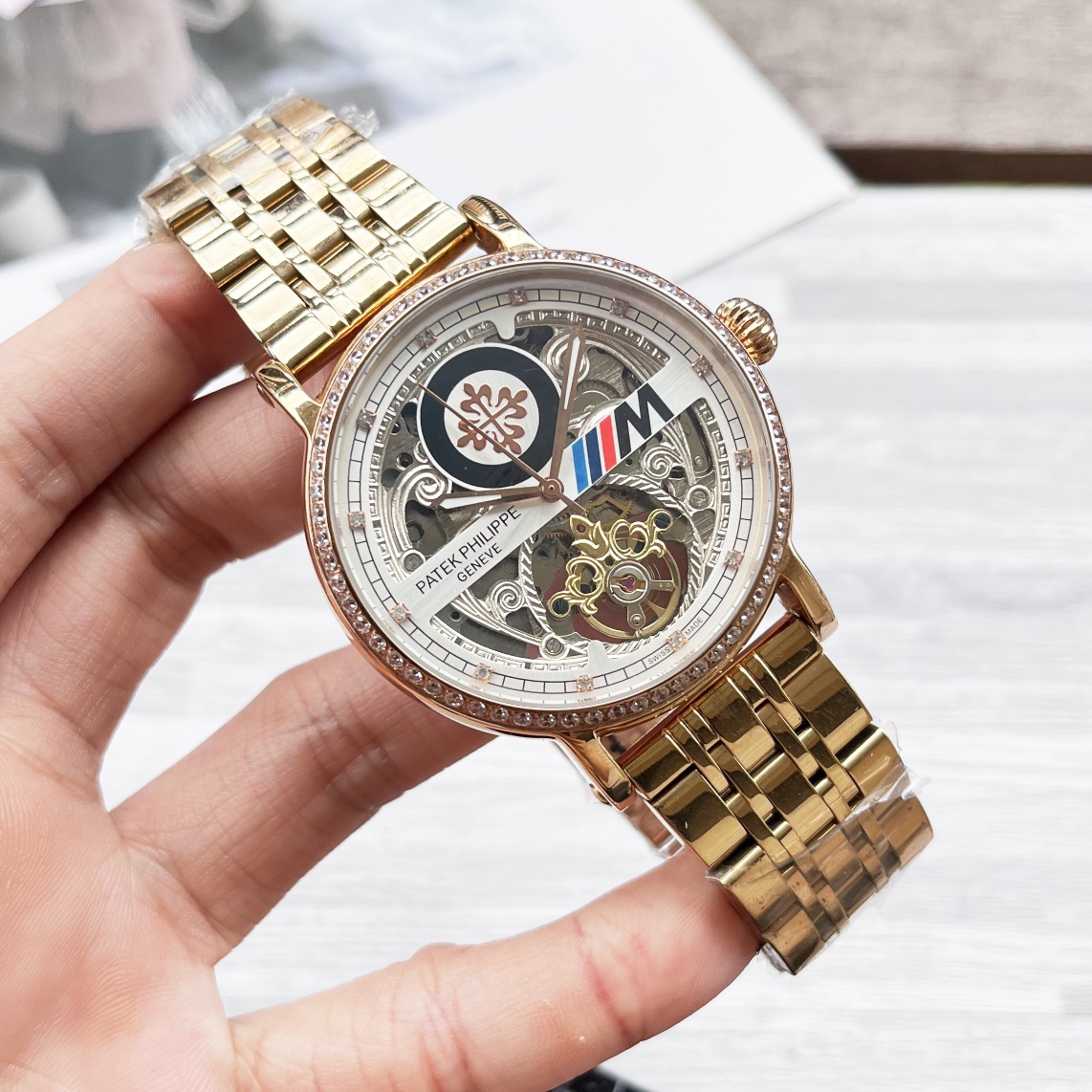 Patek Philippe Big Flywheel design boutique men's watch