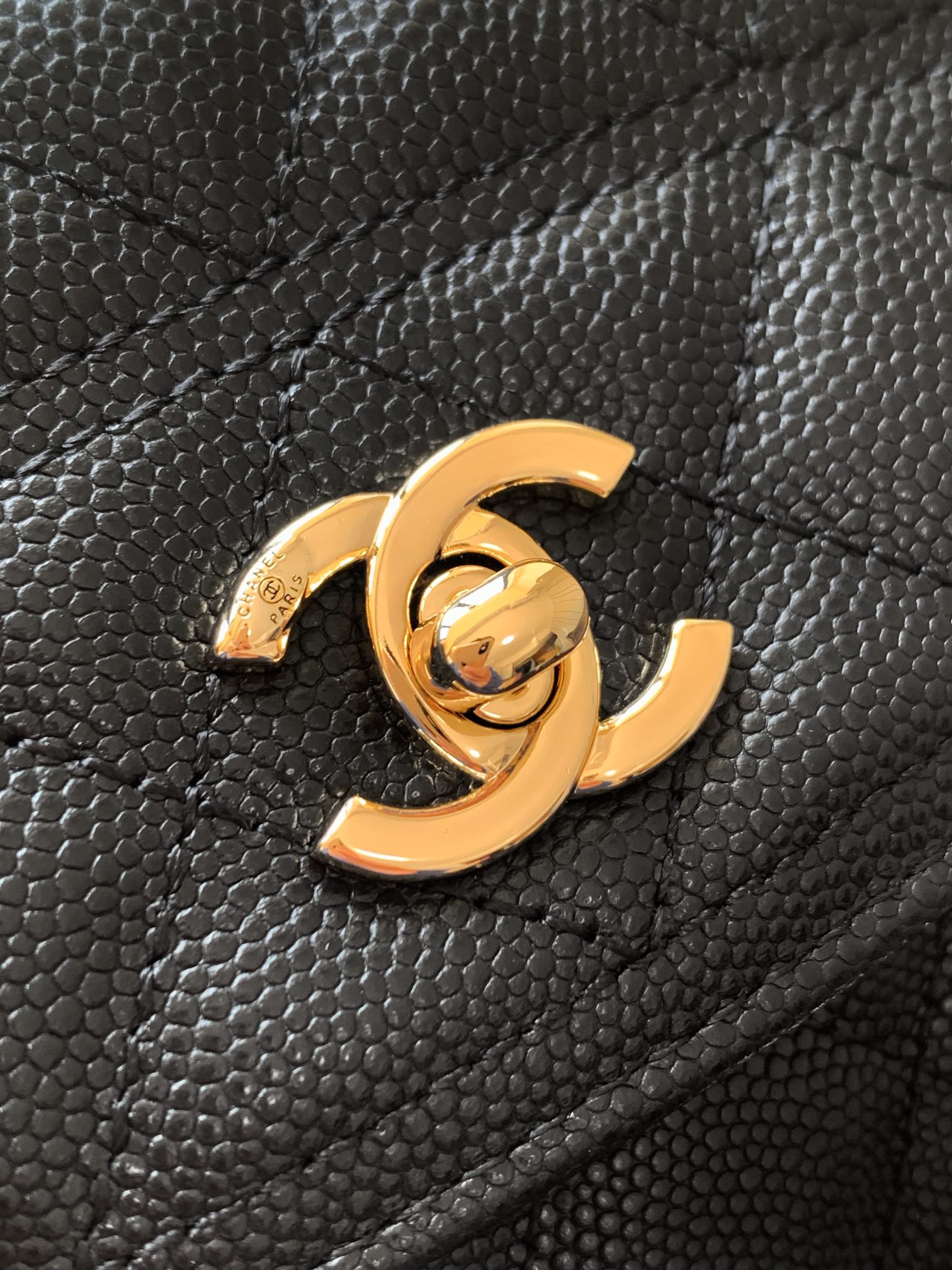 • 25C CHANEL Letter Handle Accordion Bag