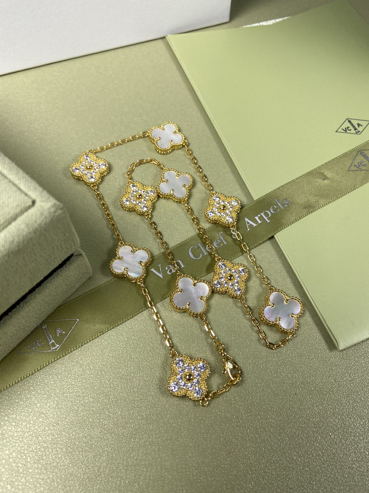 Van Cleef & Arpels 10 Clovers Necklace
