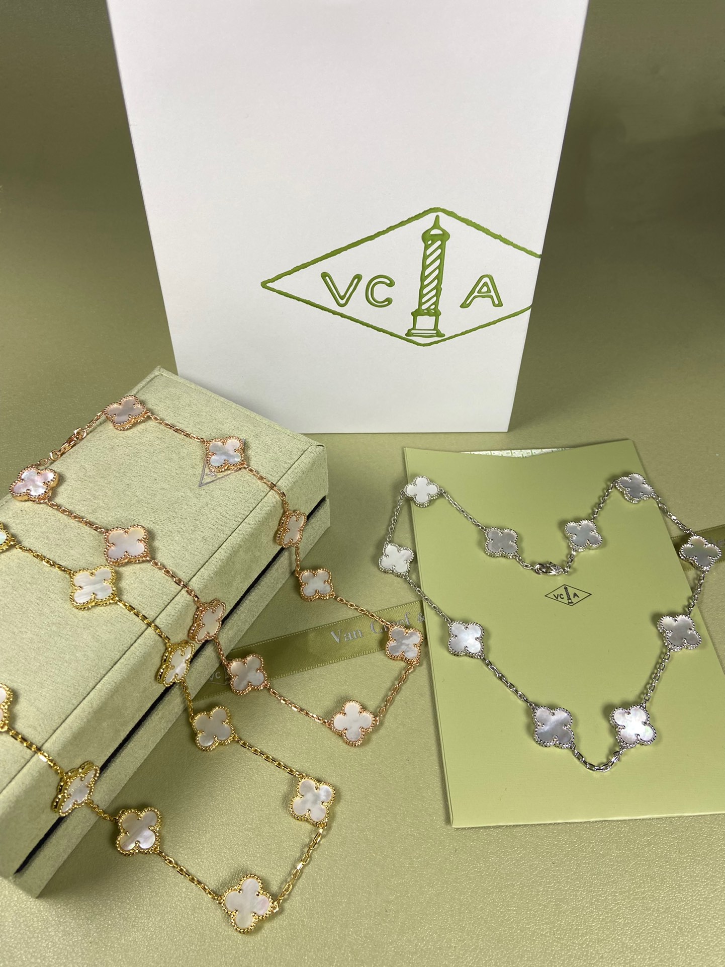 Van Cleef & Arpels 10 Clovers Necklace