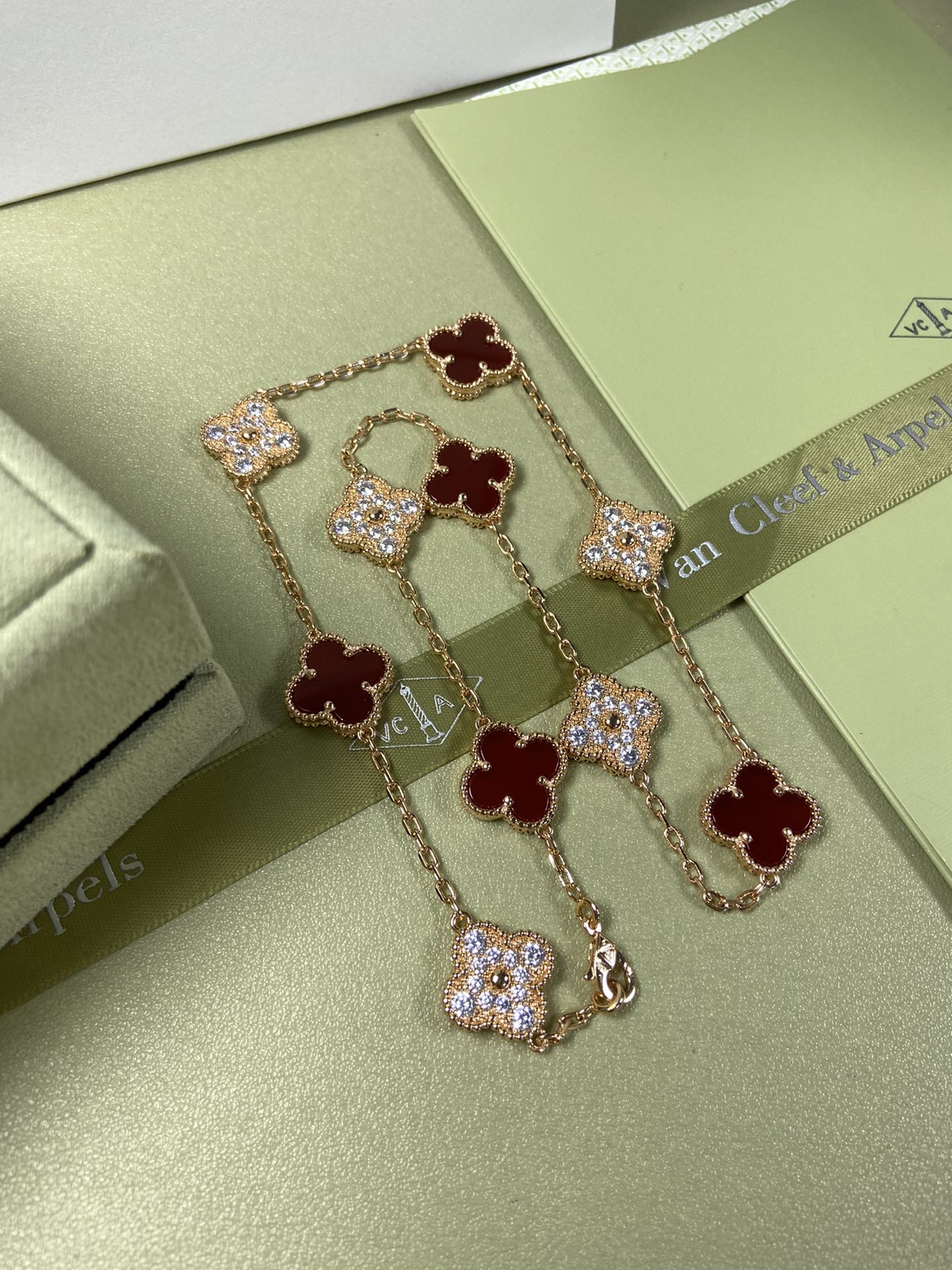 Van Cleef & Arpels 10 Clovers Necklace