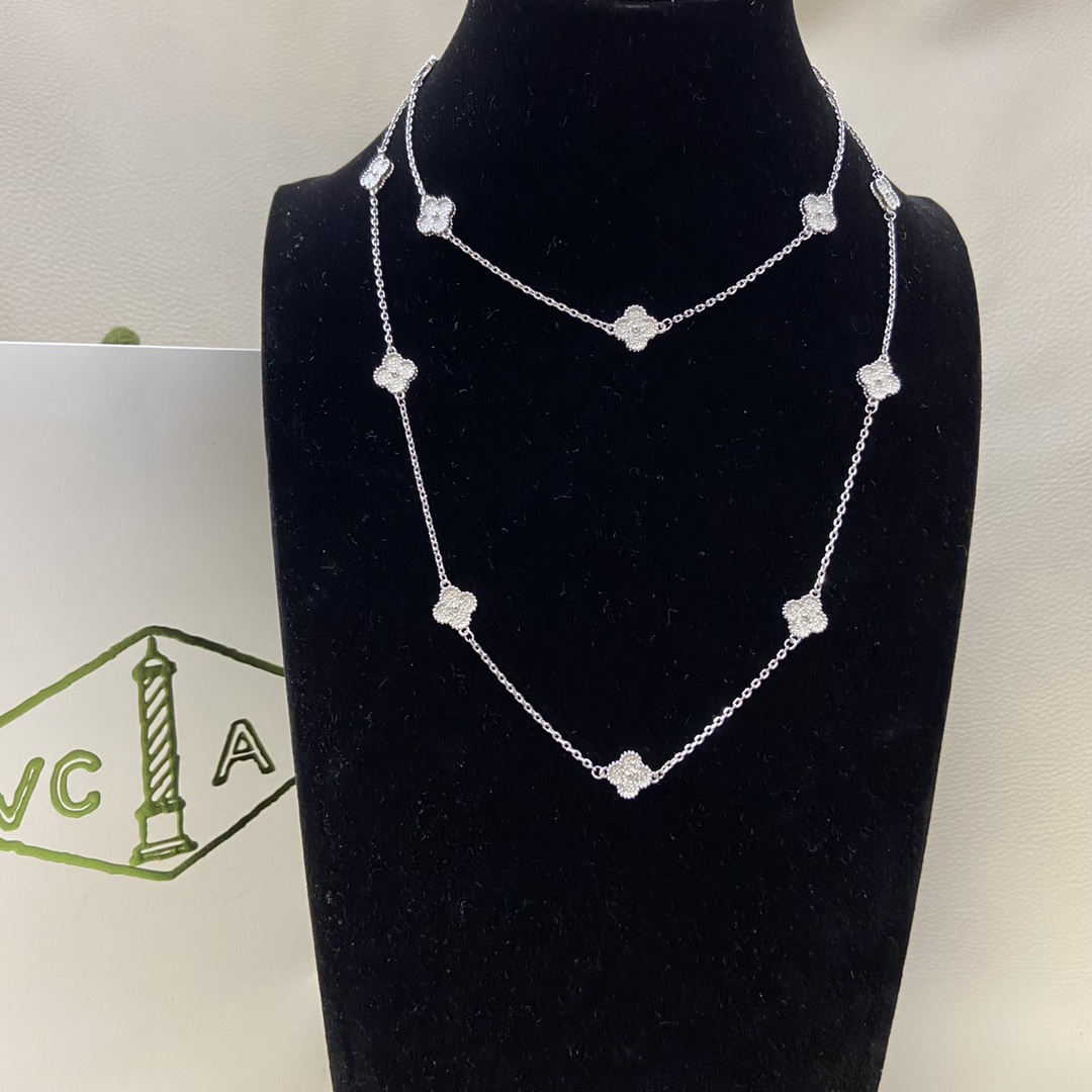 Van Cleef & Arpels Necklace New Gold-Foil Mini Sixteen-Petal Necklace