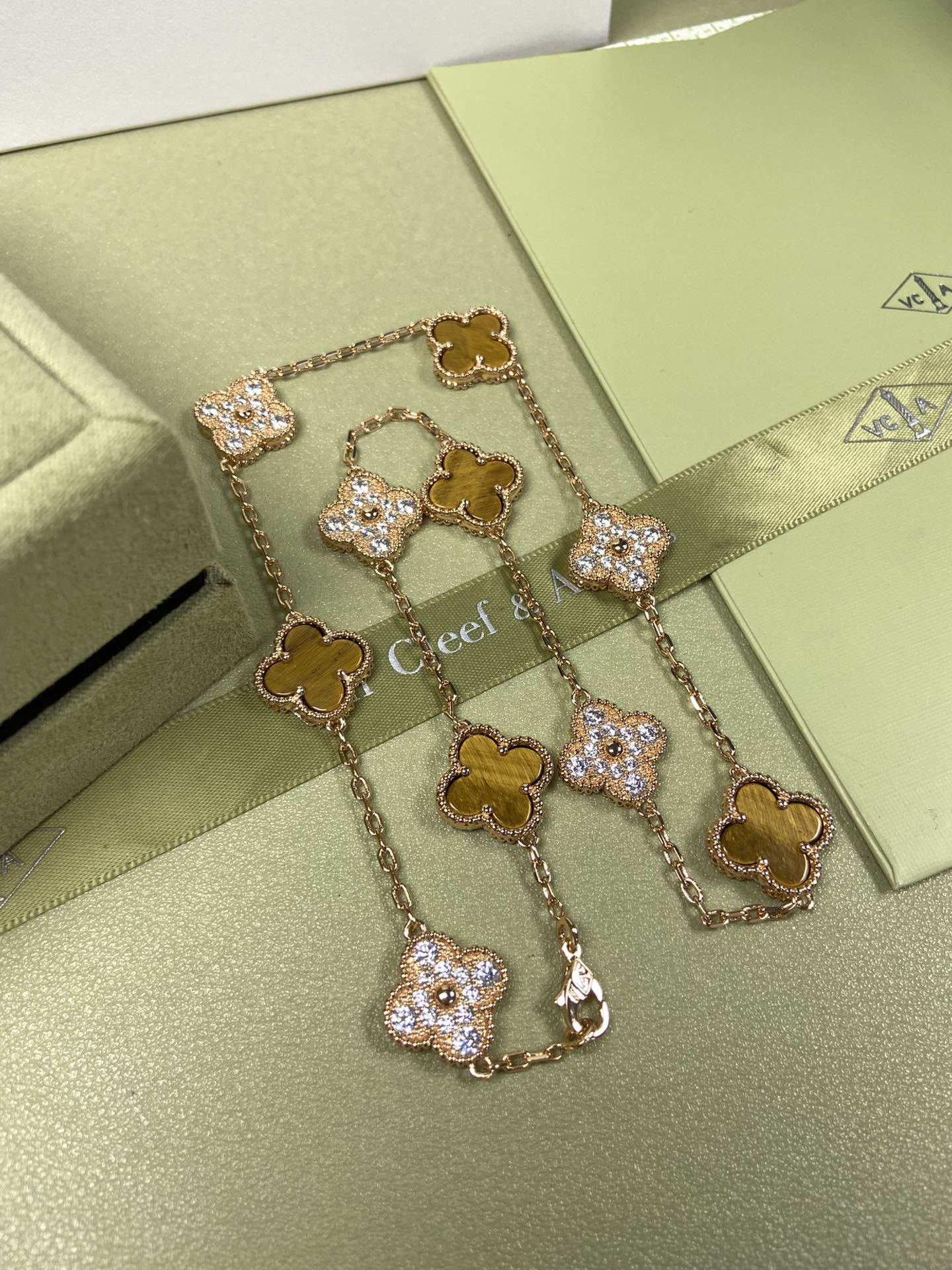Van Cleef & Arpels 10 Clovers Necklace