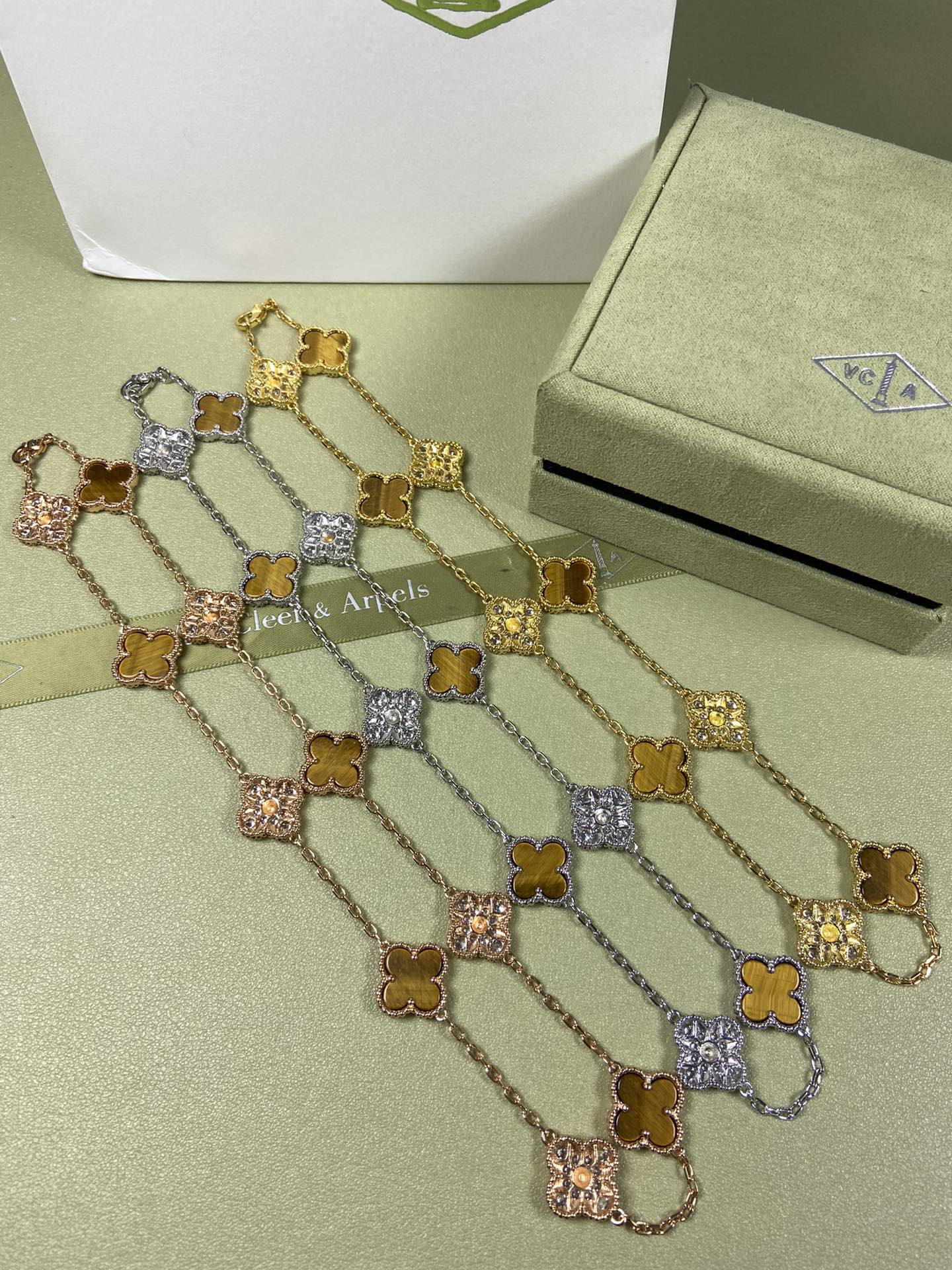 Van Cleef & Arpels 10 Clovers Necklace