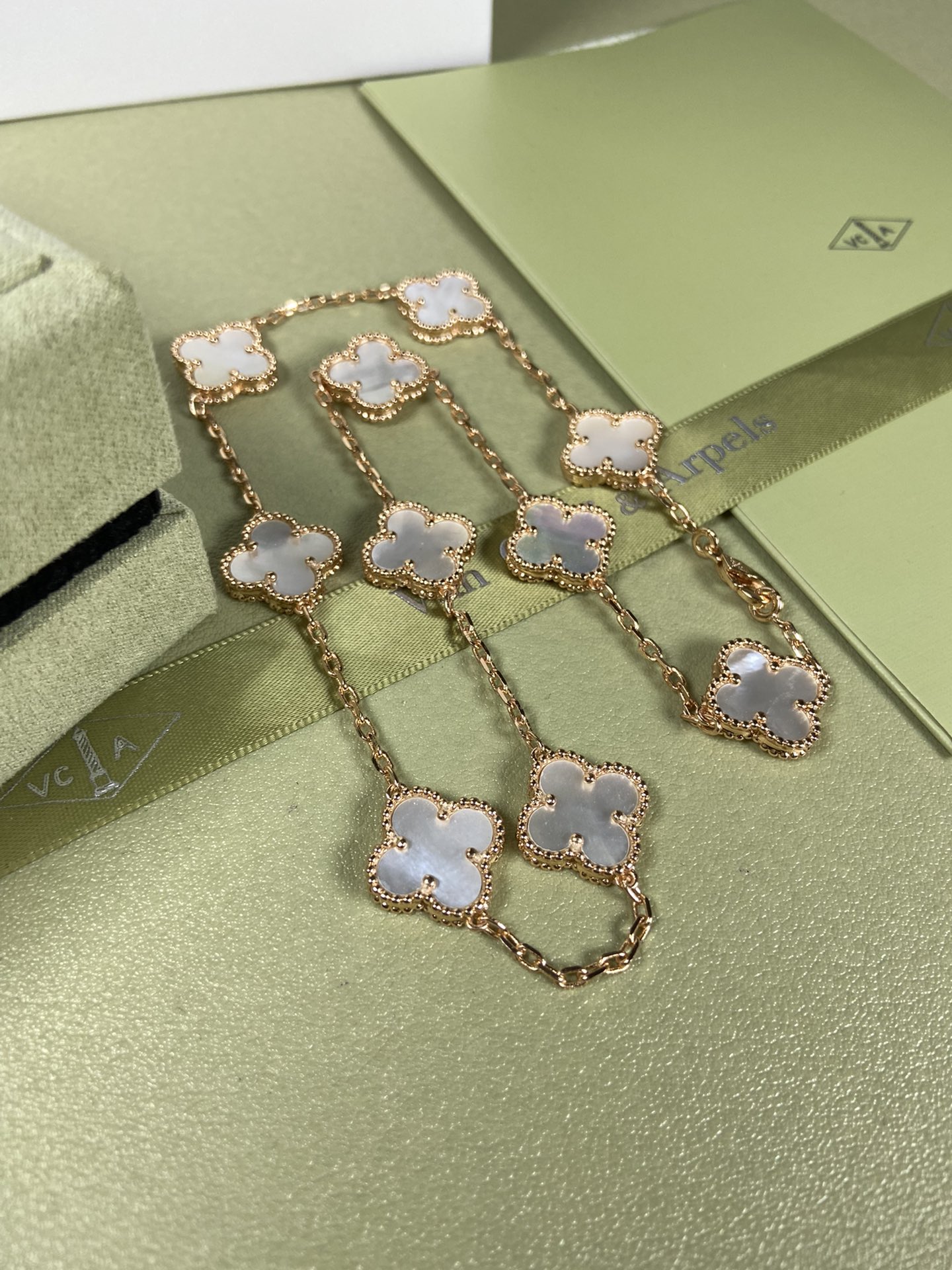 Van Cleef & Arpels 10 Clovers Necklace