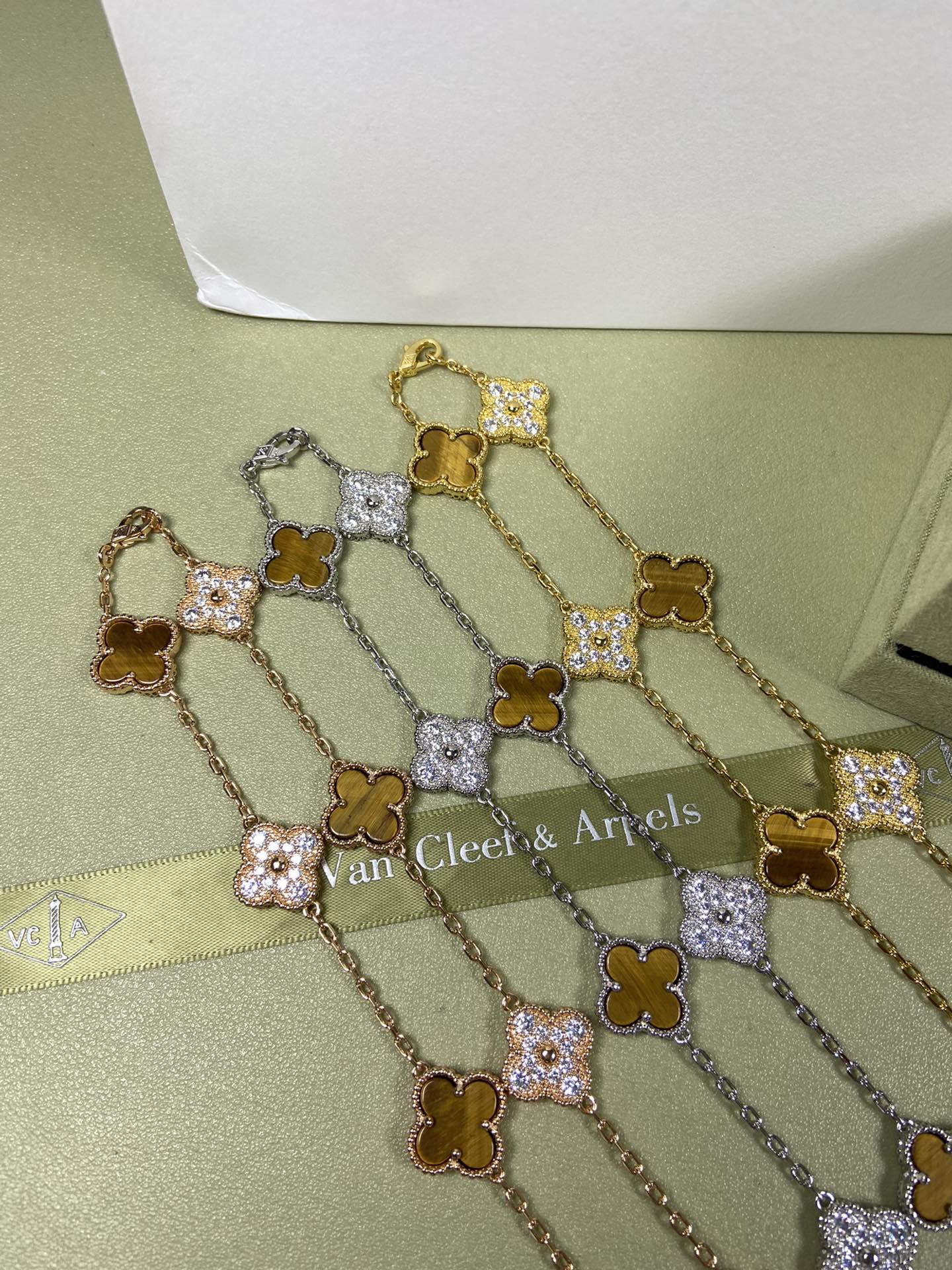 Van Cleef & Arpels 10 Clovers Necklace