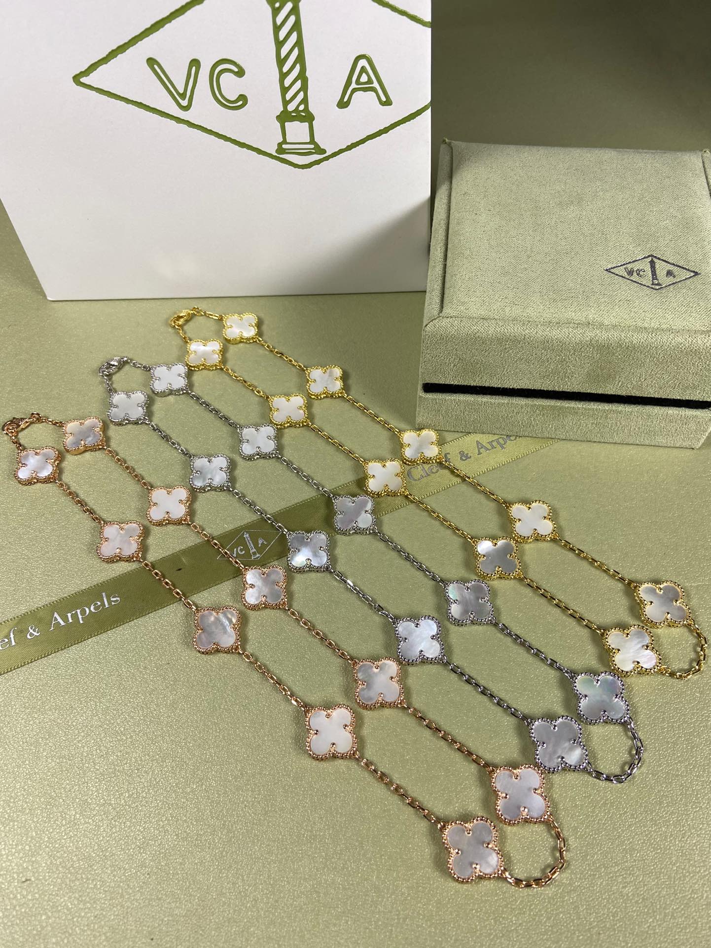 Van Cleef & Arpels 10 Clovers Necklace