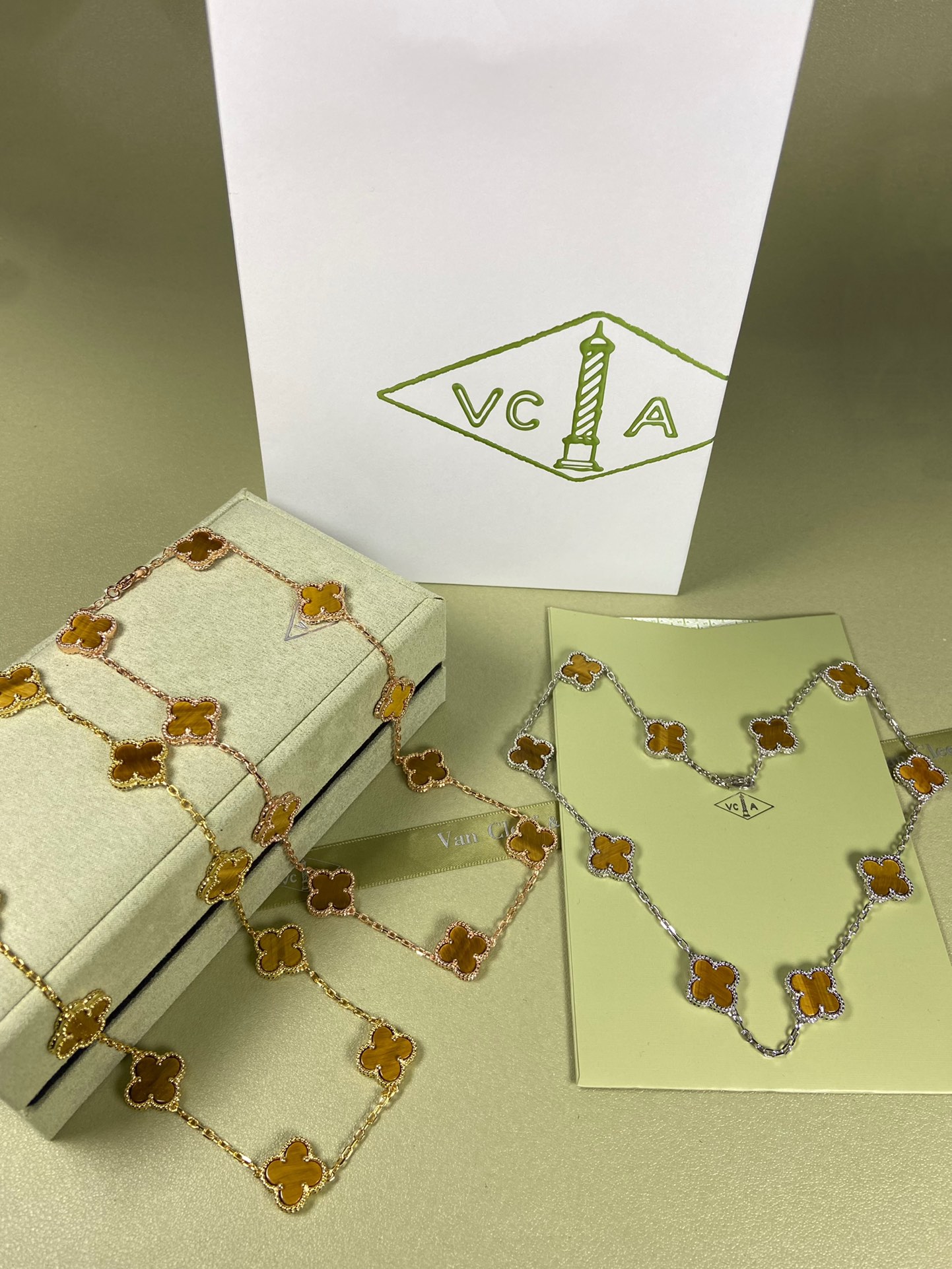 Van Cleef & Arpels 10 Clovers Necklace