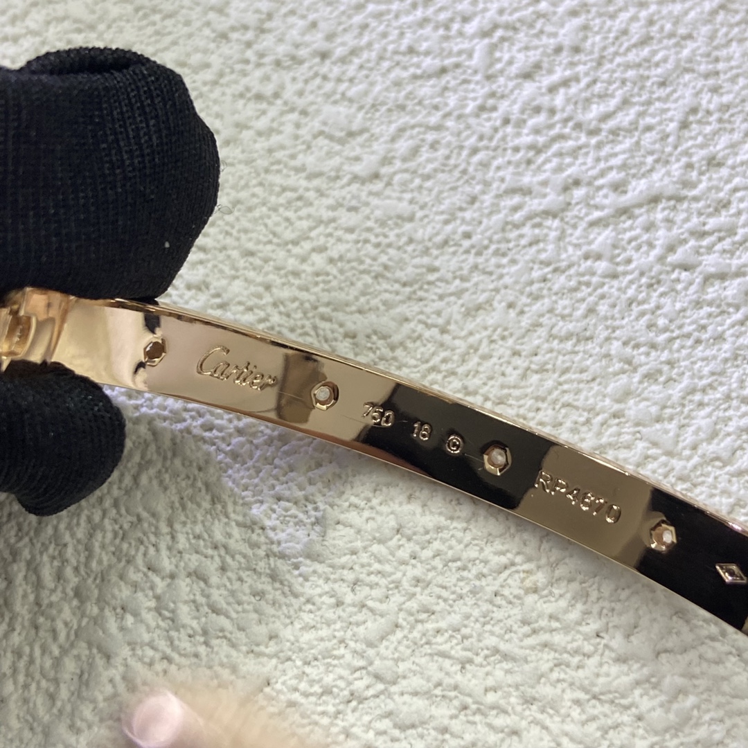 Cartier Bangle Full Diamond Star Main Stone with Triple Row Diamond Clasp Bangle