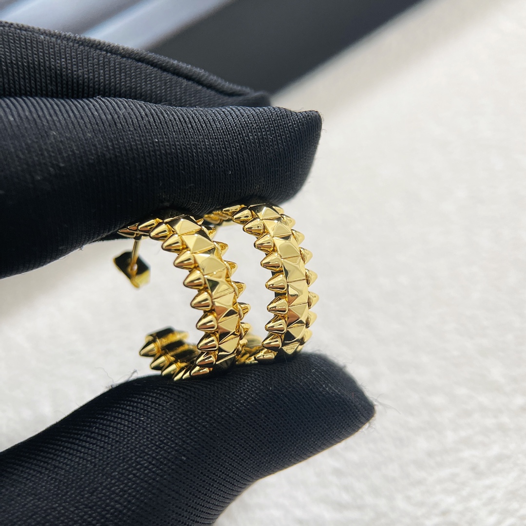 Cartier Earrings New Diamond-Studded Nail Earrings