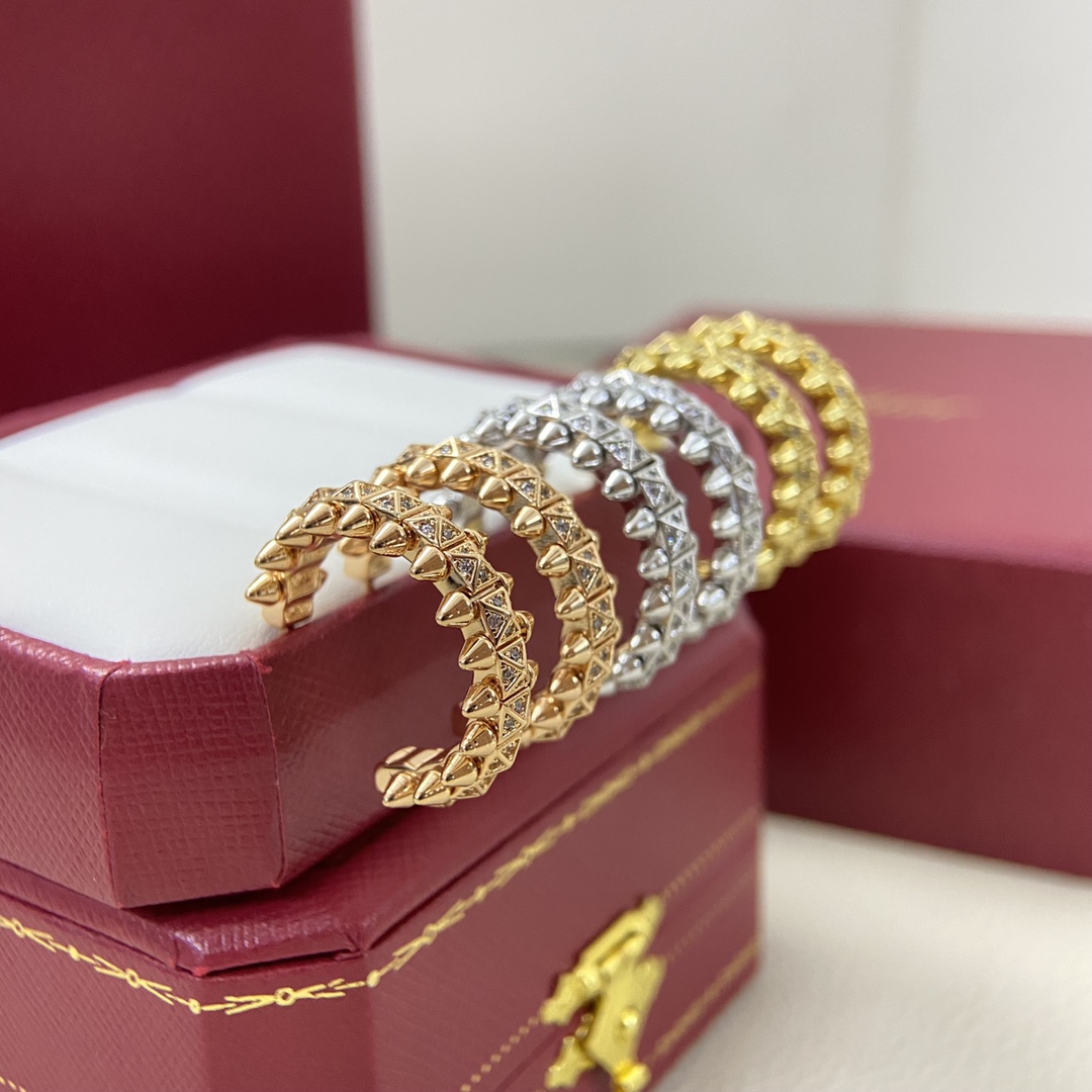 Cartier Earrings New Diamond-Studded Nail Earrings