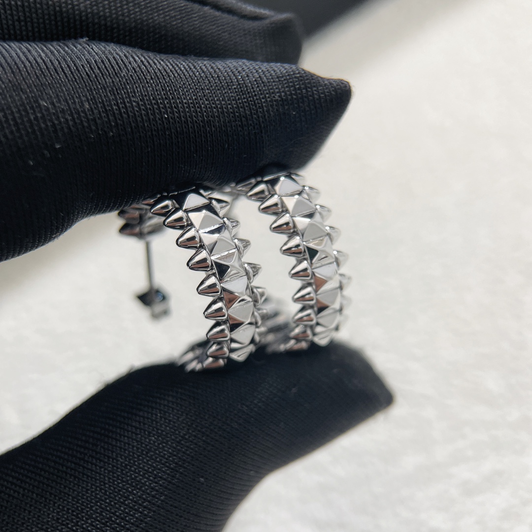 Cartier Earrings New Diamond-Studded Nail Earrings