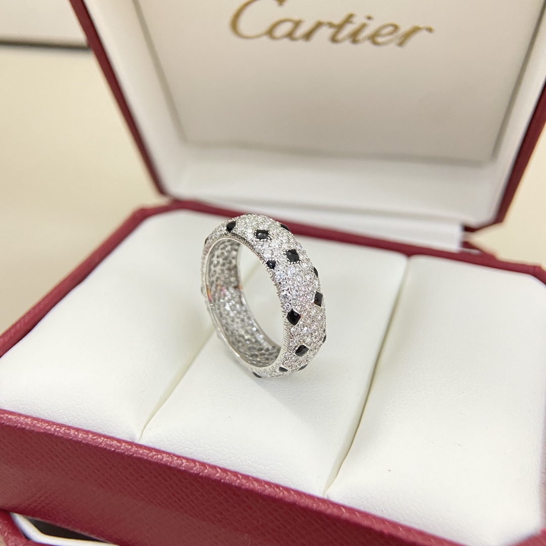 Cartier Ring New Spotted Starry Ring Sizes: 6, 7, 8, 9