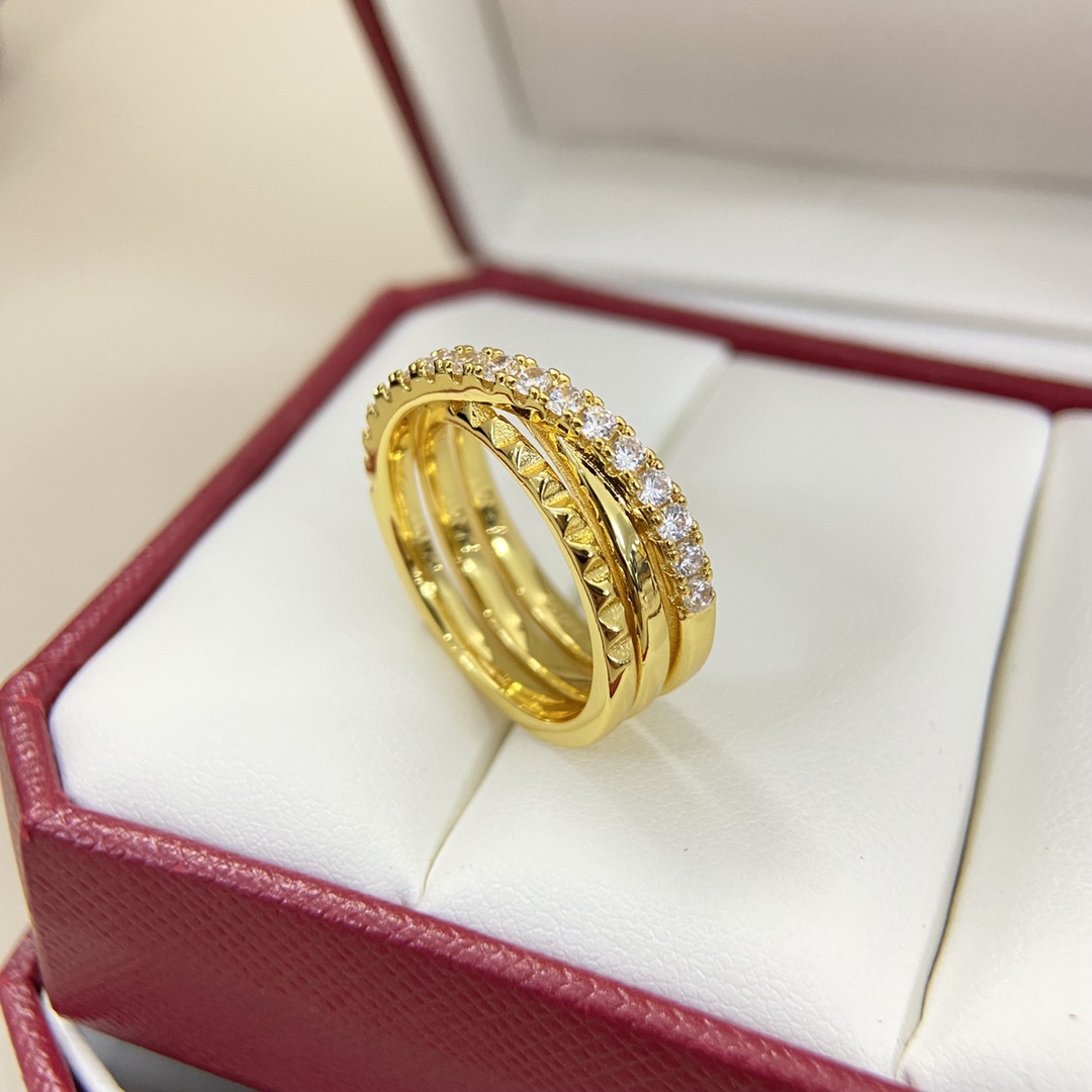 Cartier Ring 6 New Studded Diamond Ring Sizes: 6, 7, 8, 9