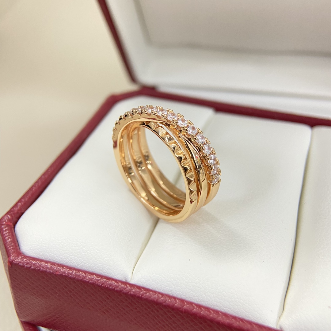 Cartier Ring 6 New Studded Diamond Ring Sizes: 6, 7, 8, 9